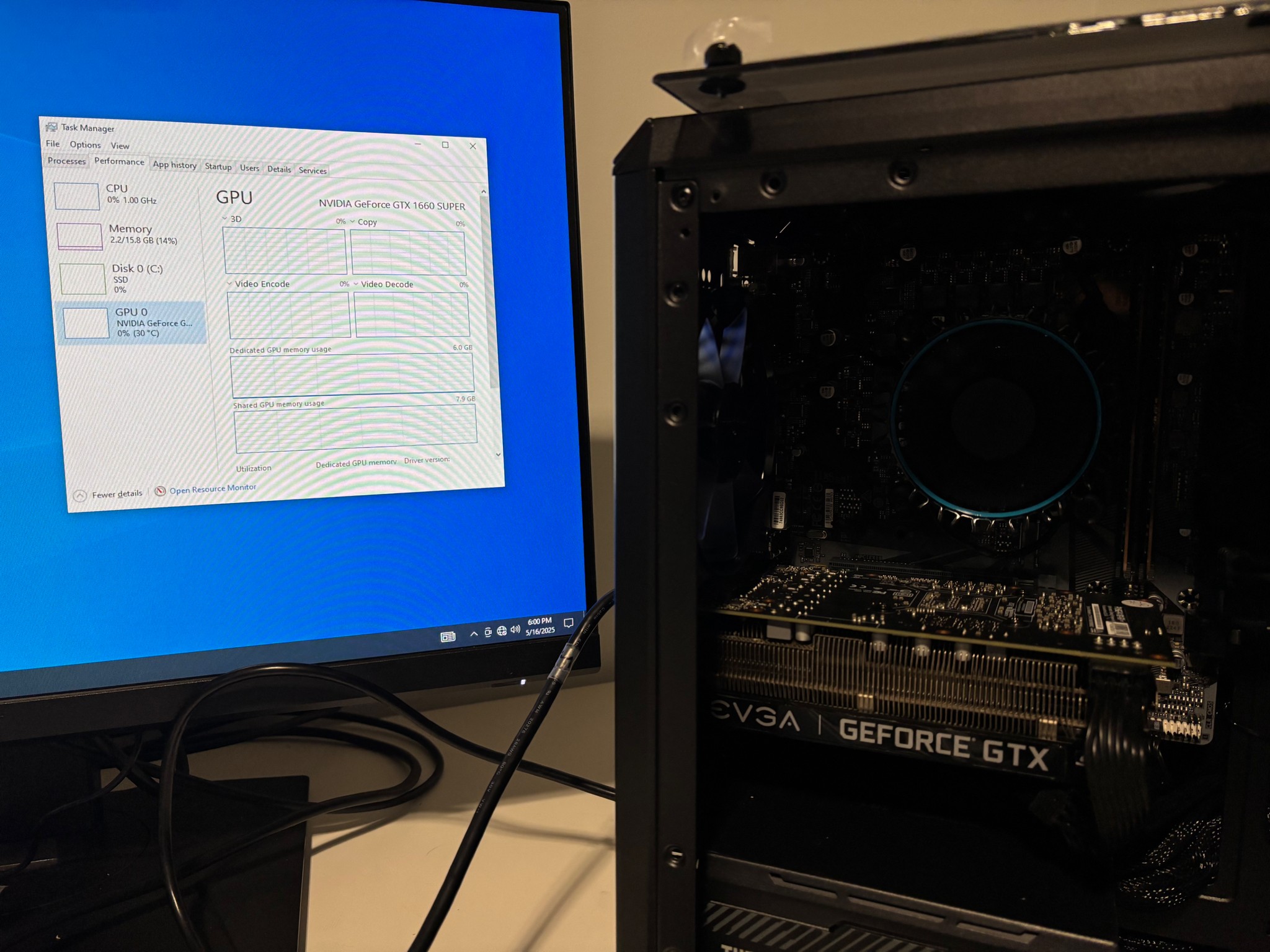 Pure Budget Performance 1080P PC, GTX 1660 Super, Intel 12100F, 16GB DDR5, 500GB SSD