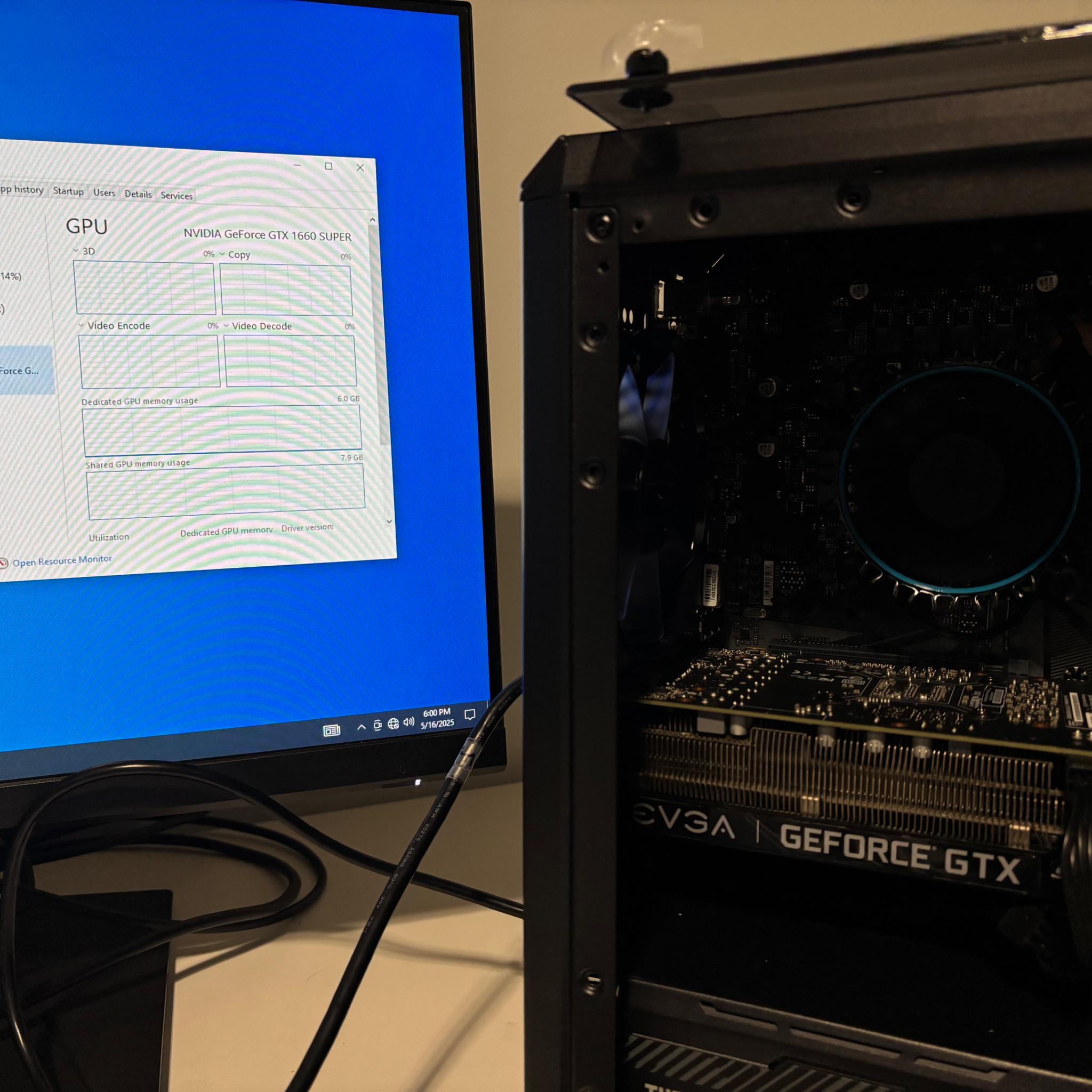 Pure Budget Performance 1080P PC, GTX 1660 Super, Intel 12100F, 16GB DDR5, 500GB SSD