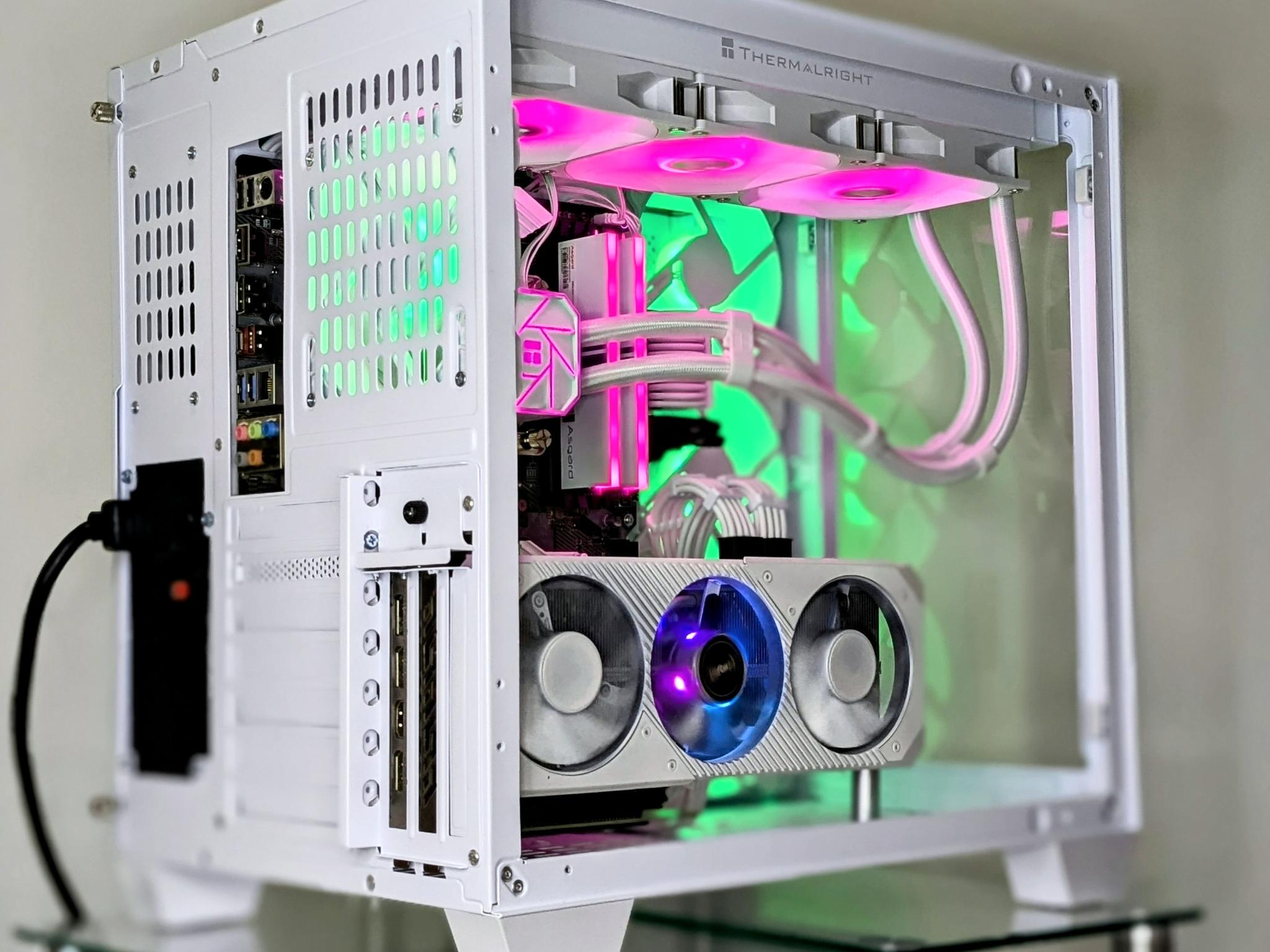 🤍 Liquid Cooled💧⚪️I5-10th GEN/Z490-A PRO🚀⚪️RX 5700XT⚪️1TB NVMe⚪️16GB RAM⚪️Windows 11 Pro