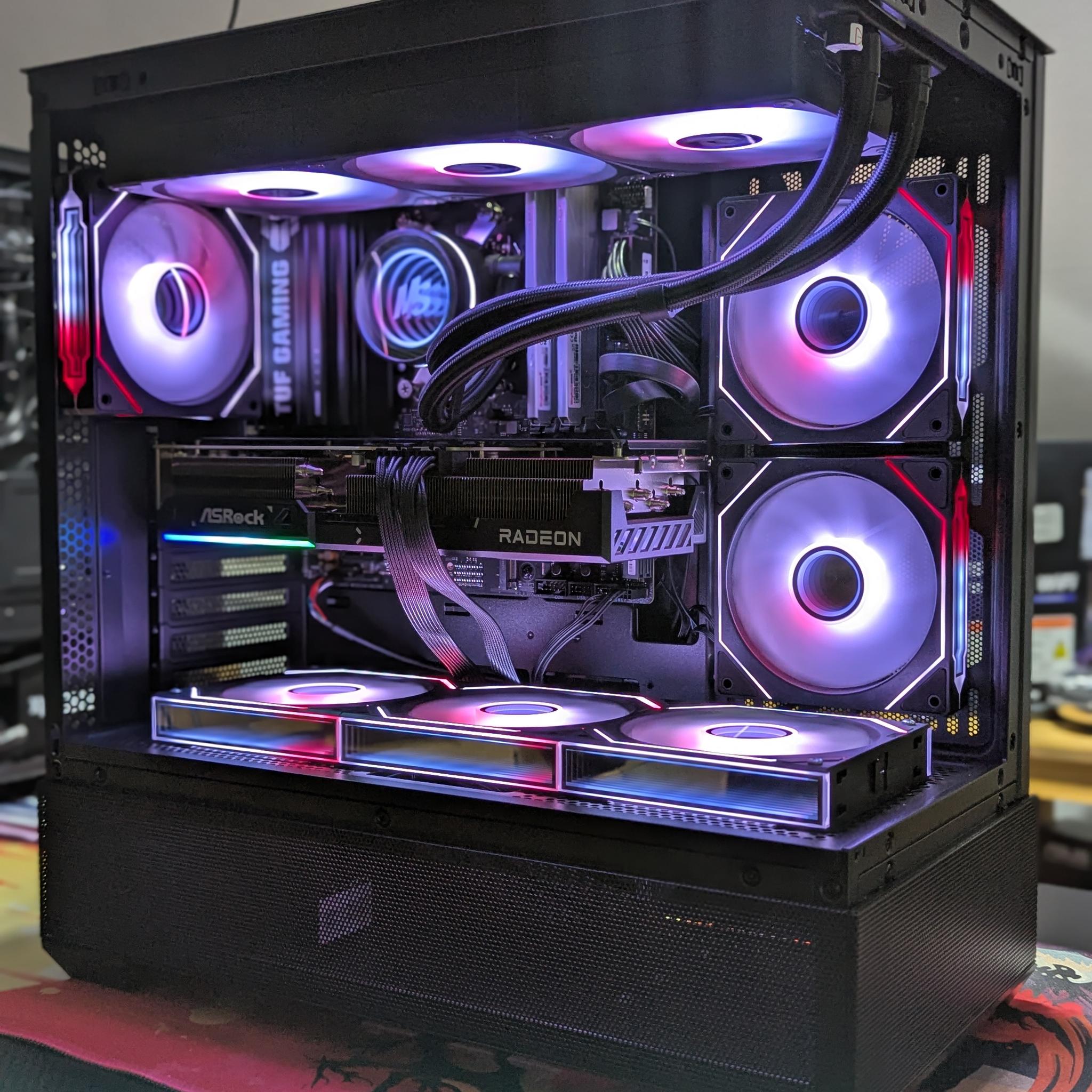 AMD Ryzen 7 9800X3D|AMD Radeon RX 9070 XT|32 GB DDR5 6000|2.5 TB NVME SSD M.2|Windows 11 PRO Active