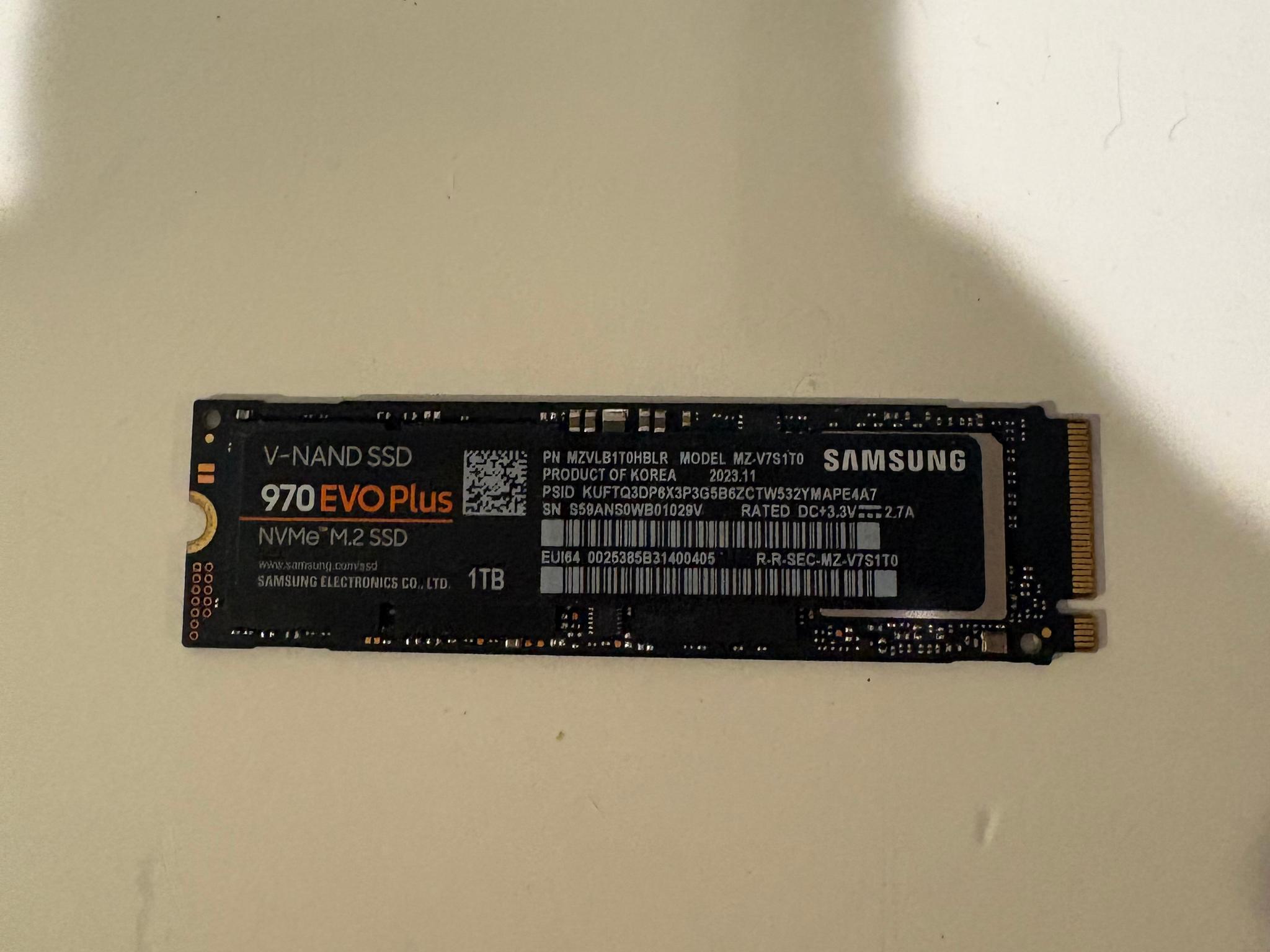 Samsung 970 Evo 1TB - Image 1