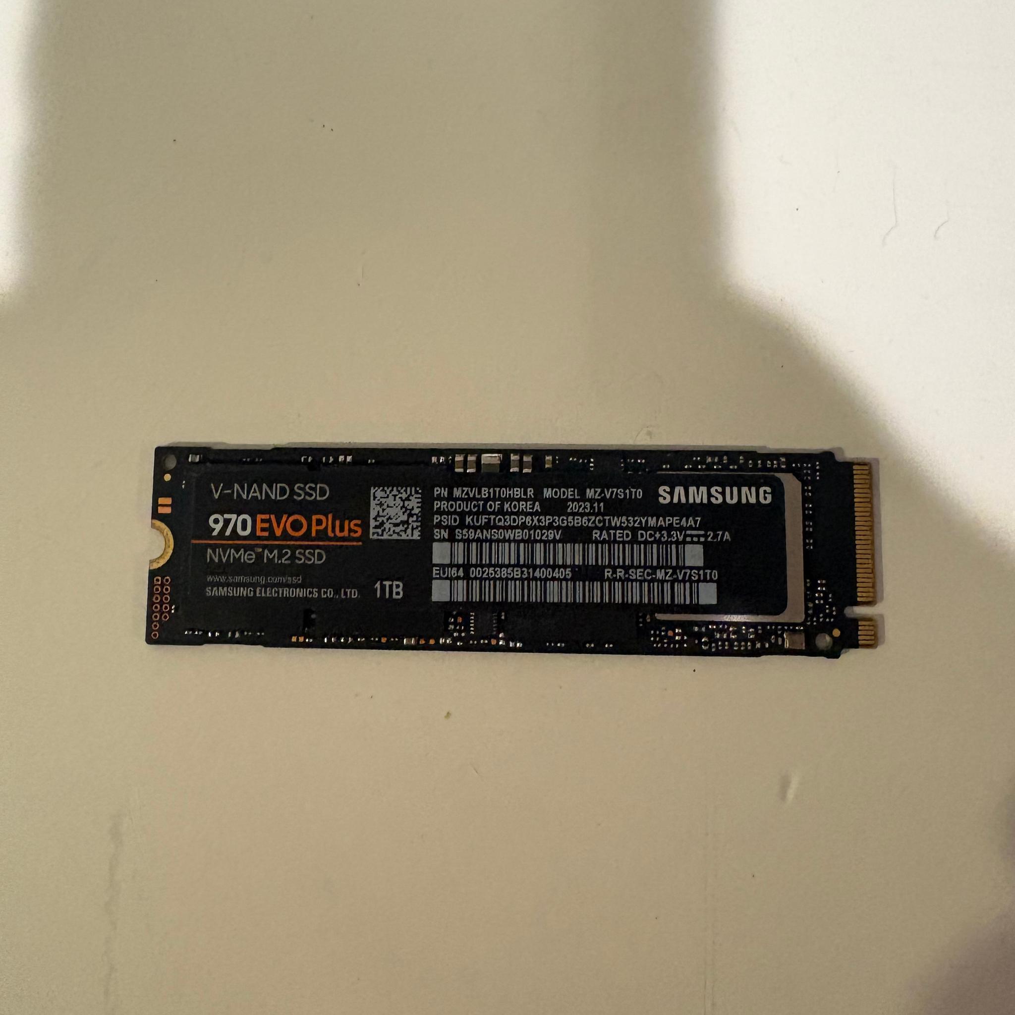 Samsung 970 Evo Plus 1TB