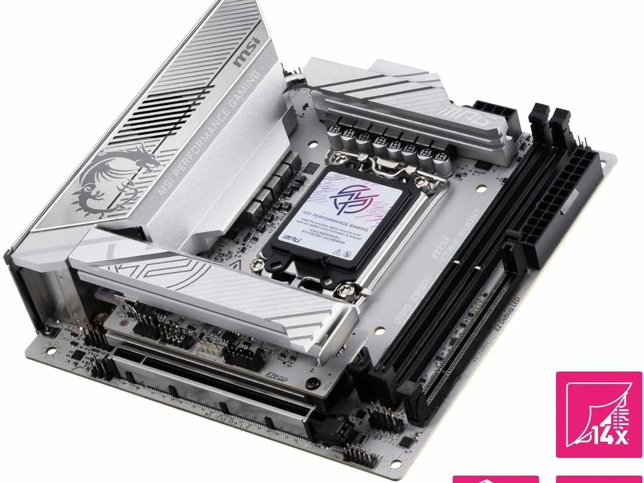MPG Z890I EDGE TI WIFI Intel LGA 1851 DDR5 Mini-ITX Desktop Motherboard