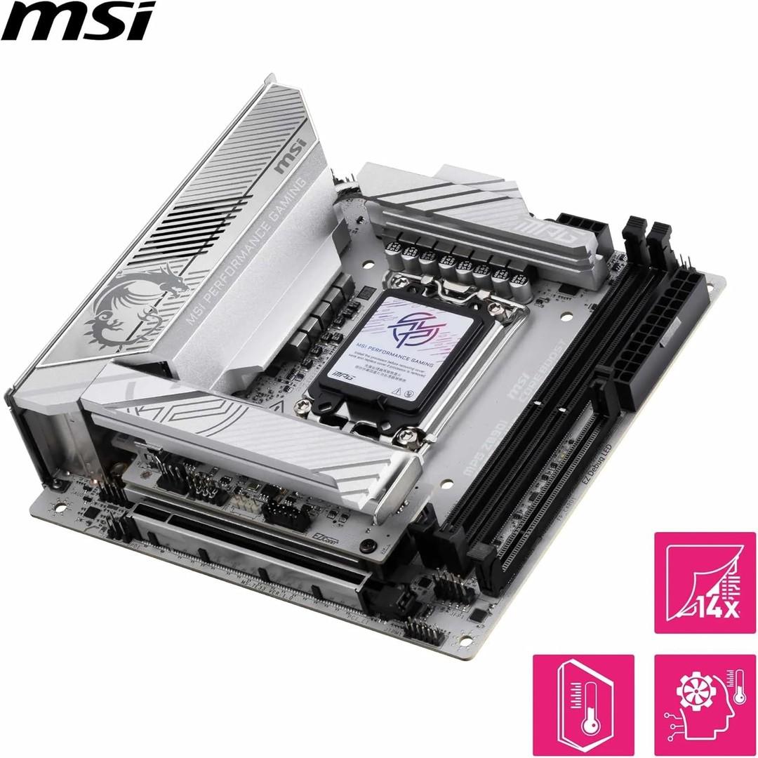 MPG Z890I EDGE TI WIFI Intel LGA 1851 DDR5 Mini-ITX Desktop Motherboard