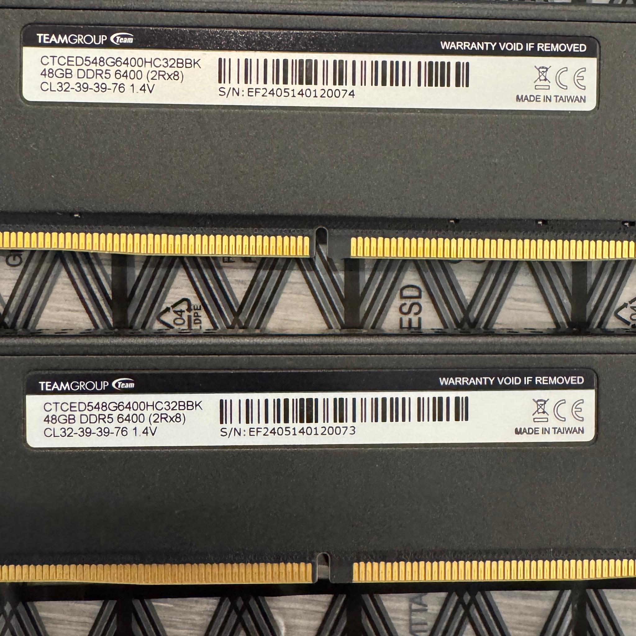 DDR5 96GB (2x48GB) 6400 CL32 TEAMGROUP T-CREATE EXPERT