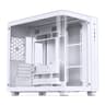 JONSBO TK-3 White ATX Dual Chamber Case Curved Glass - New (OEM)