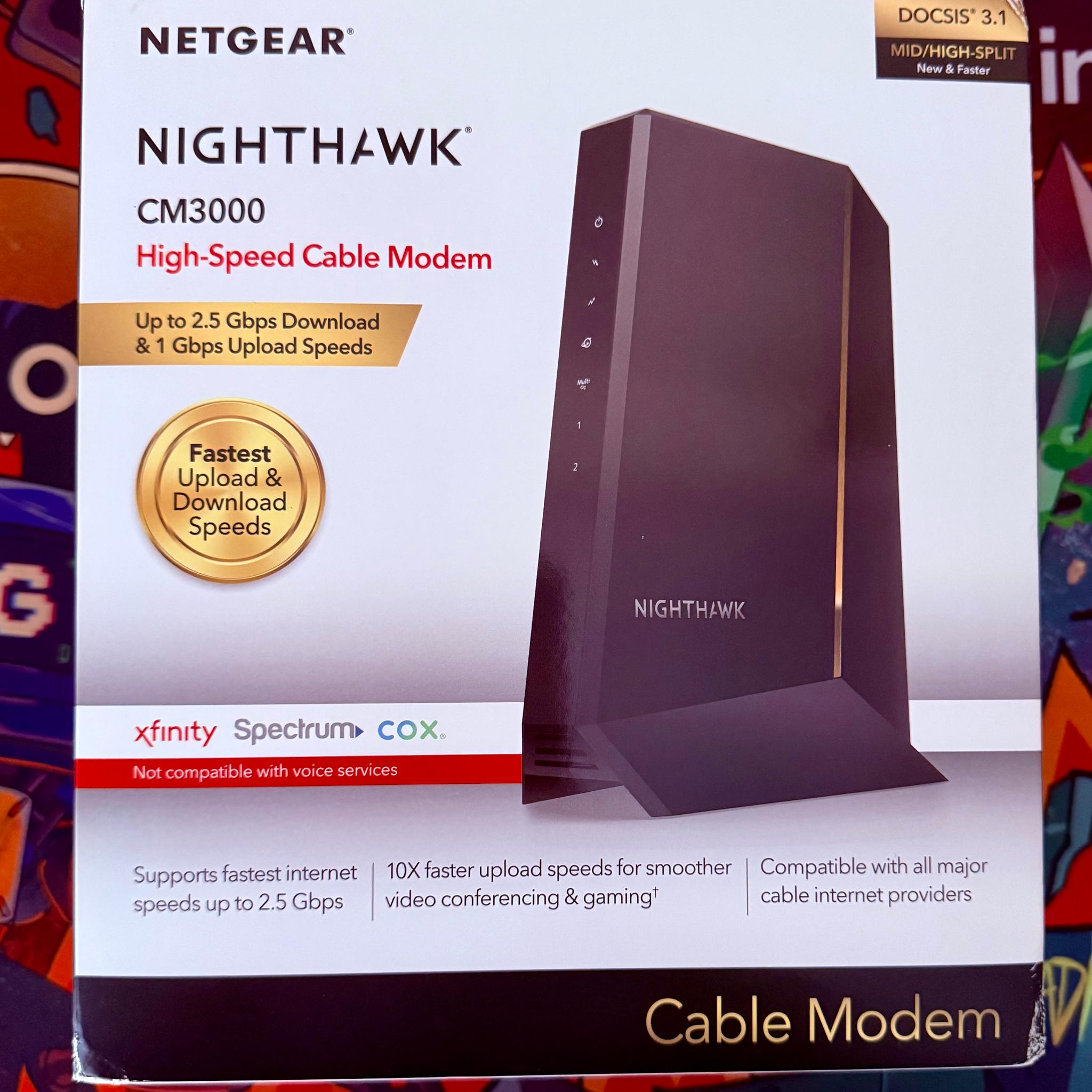 Netgear Nighthawk CM3000 High-Speed Cable Modem