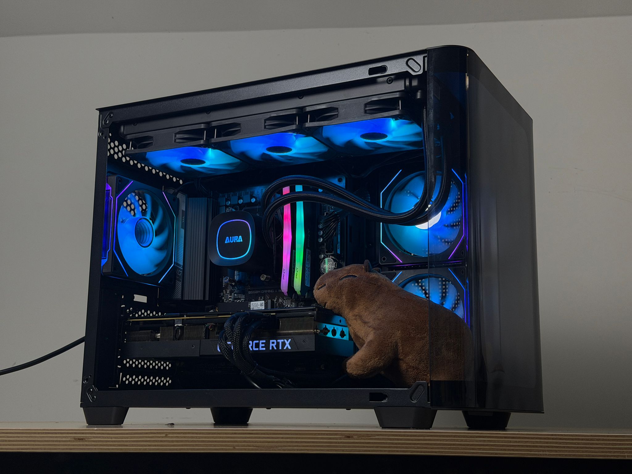 🖤♠️ Black 1440p Gaming PC ♠️🖤 RTX 3080 | Ryzen 5 5600 | 32GB RAM | 1TB SSD - WiFi, BlueTooth