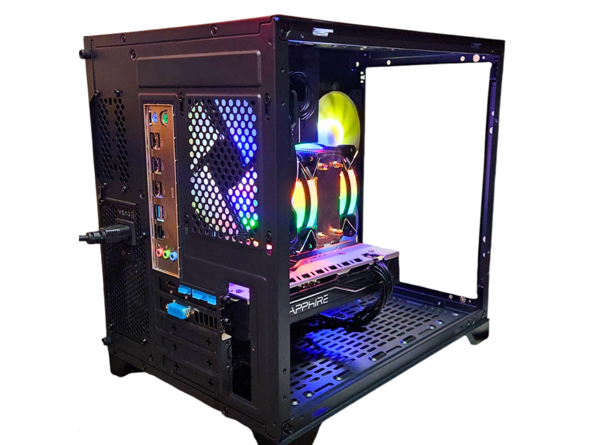 🎑Outlook🌄: RX 580 8GB | Xeon E5-2650 V3 | 16GB DDR4 RAM | 512GB SSD | 5 Fans | RGB Gaming PC