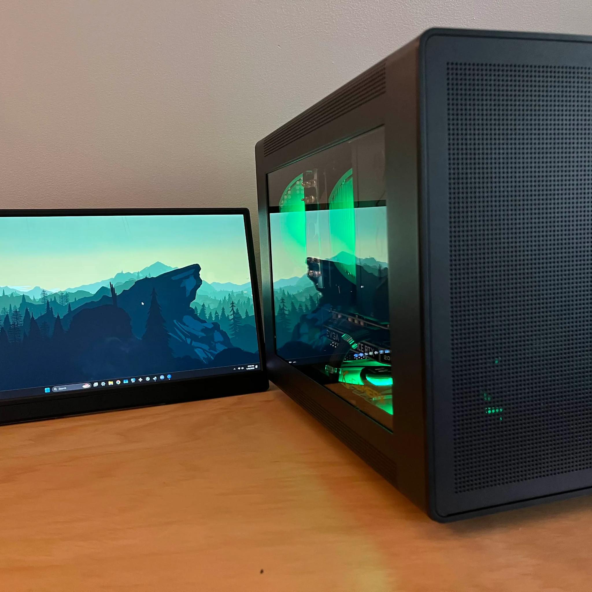 | RTX 2060 | Ryzen 7 3700X | 32GB DDR4 | 1TB Gen 4 NVMe | Windows 11 Pro | Portable Mini mATX PC