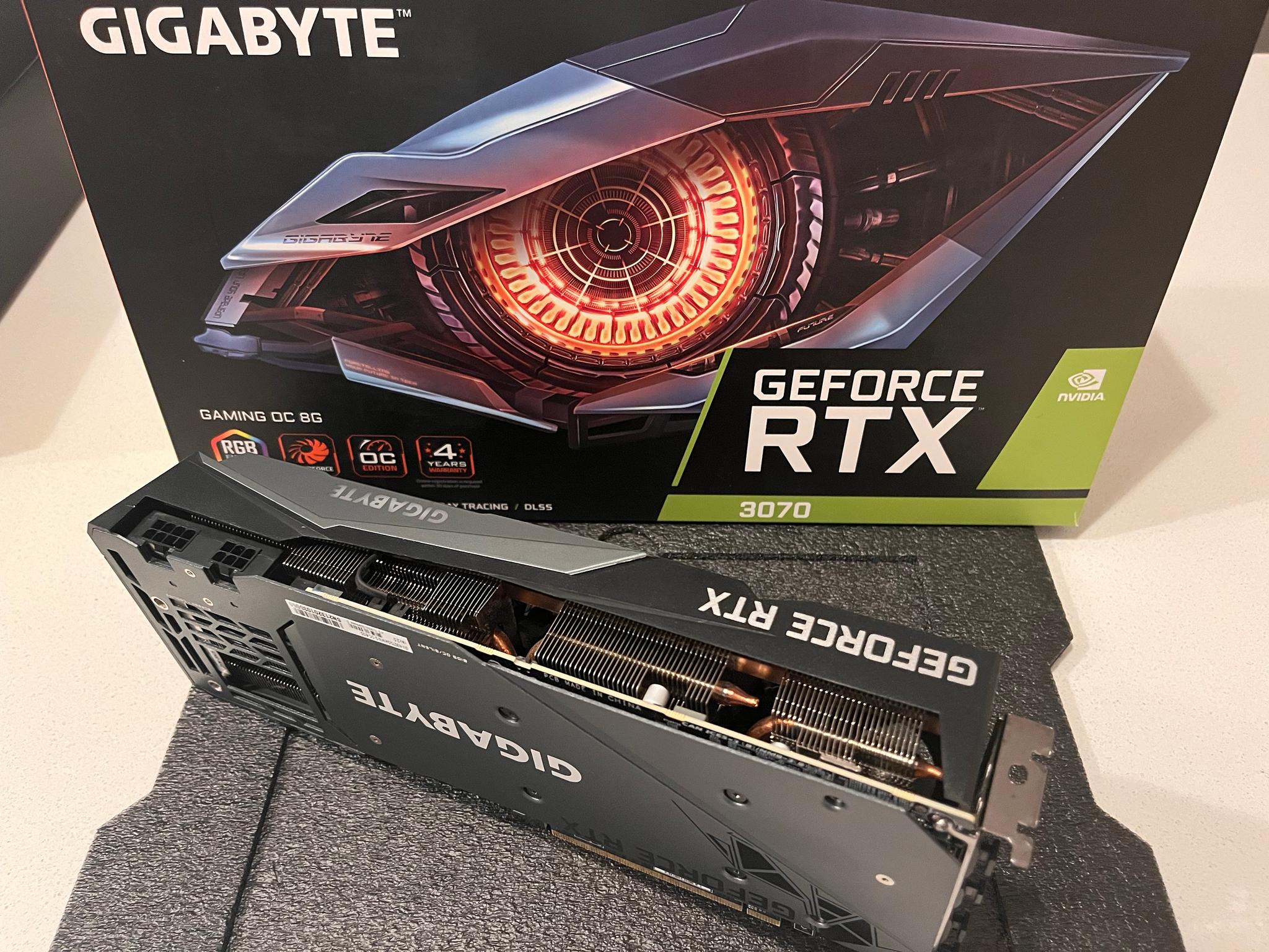 Gigabyte GeForce RTX 3070 Gaming OC 8GB GDDR6