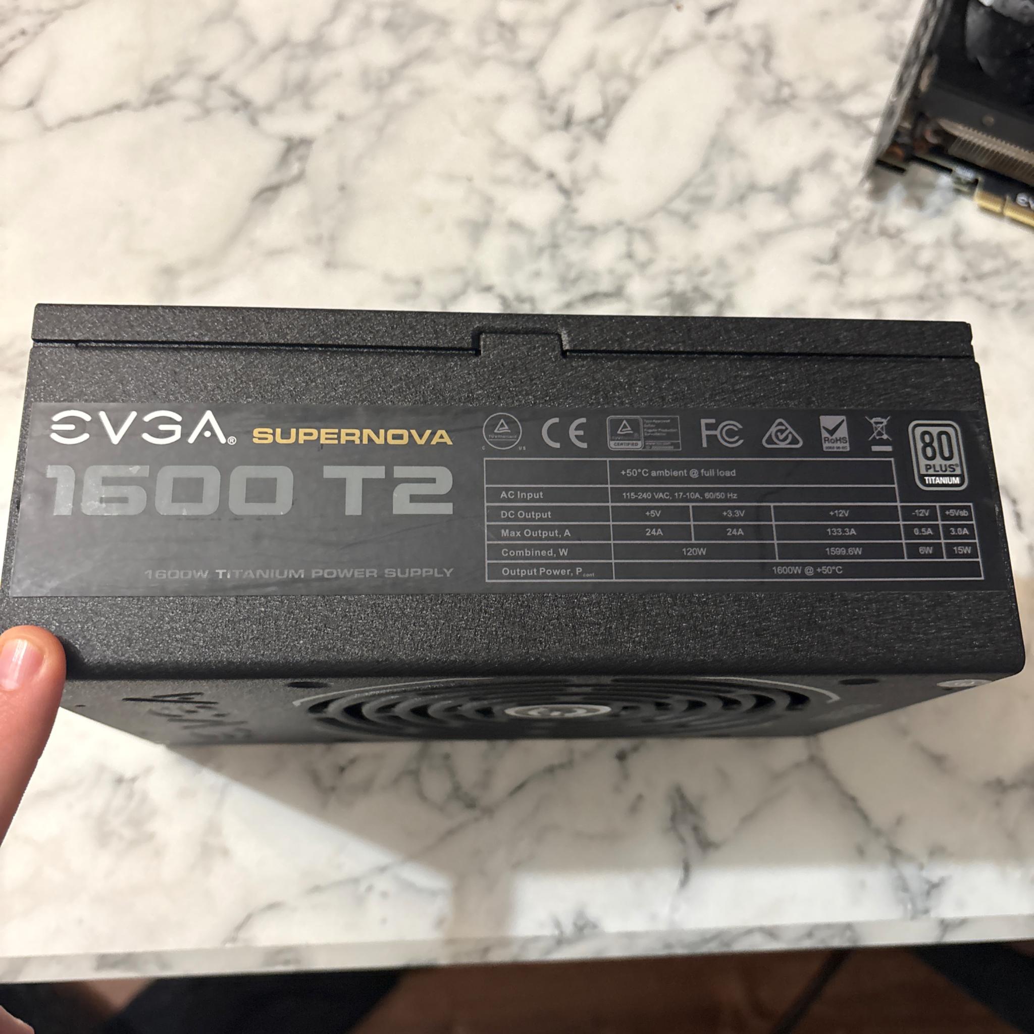 EVGA Supernova 1600w T2 Titanium