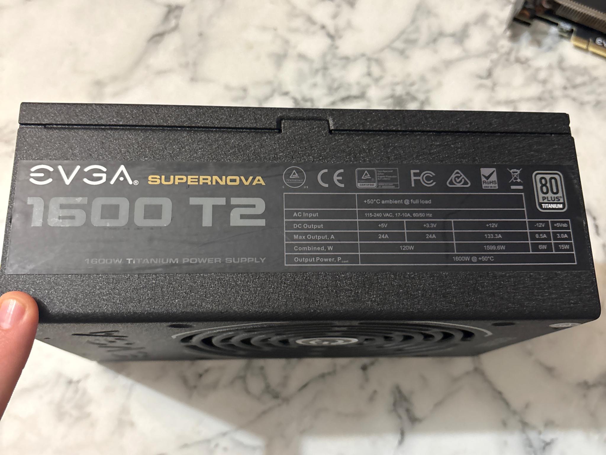 EVGA Supernova 1600w T2 Titanium