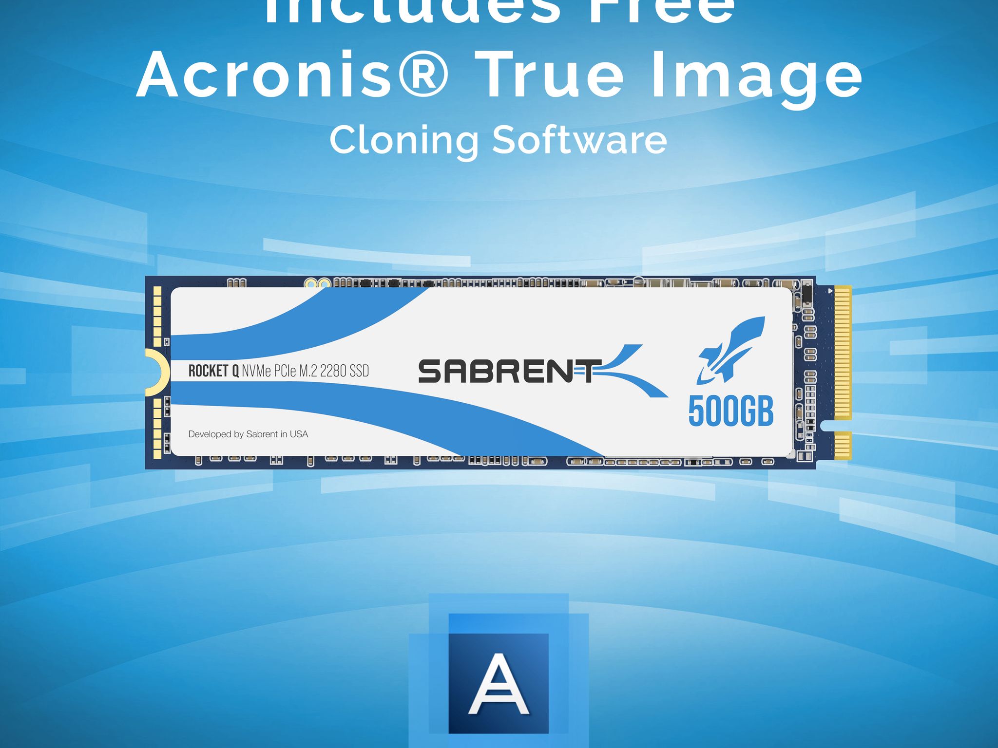 SABRENT Rocket Q 500GB NVMe PCIe M.2 2280 Internal SSD High Performance