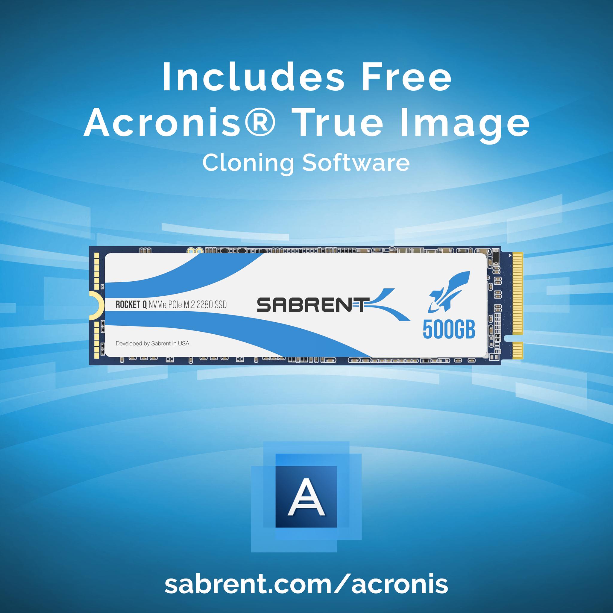 SABRENT Rocket Q 500GB NVMe PCIe M.2 2280 Internal SSD High Performance