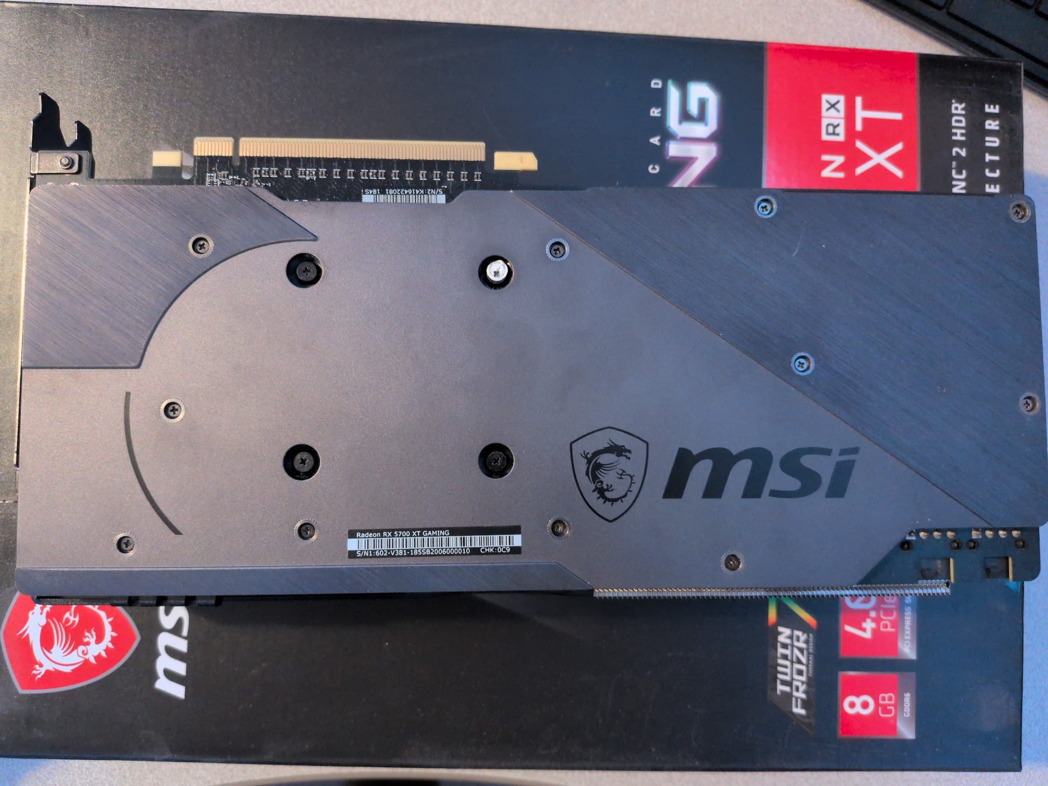MSI RX 5700 XT Gaming X 8GB - No Display - For Parts