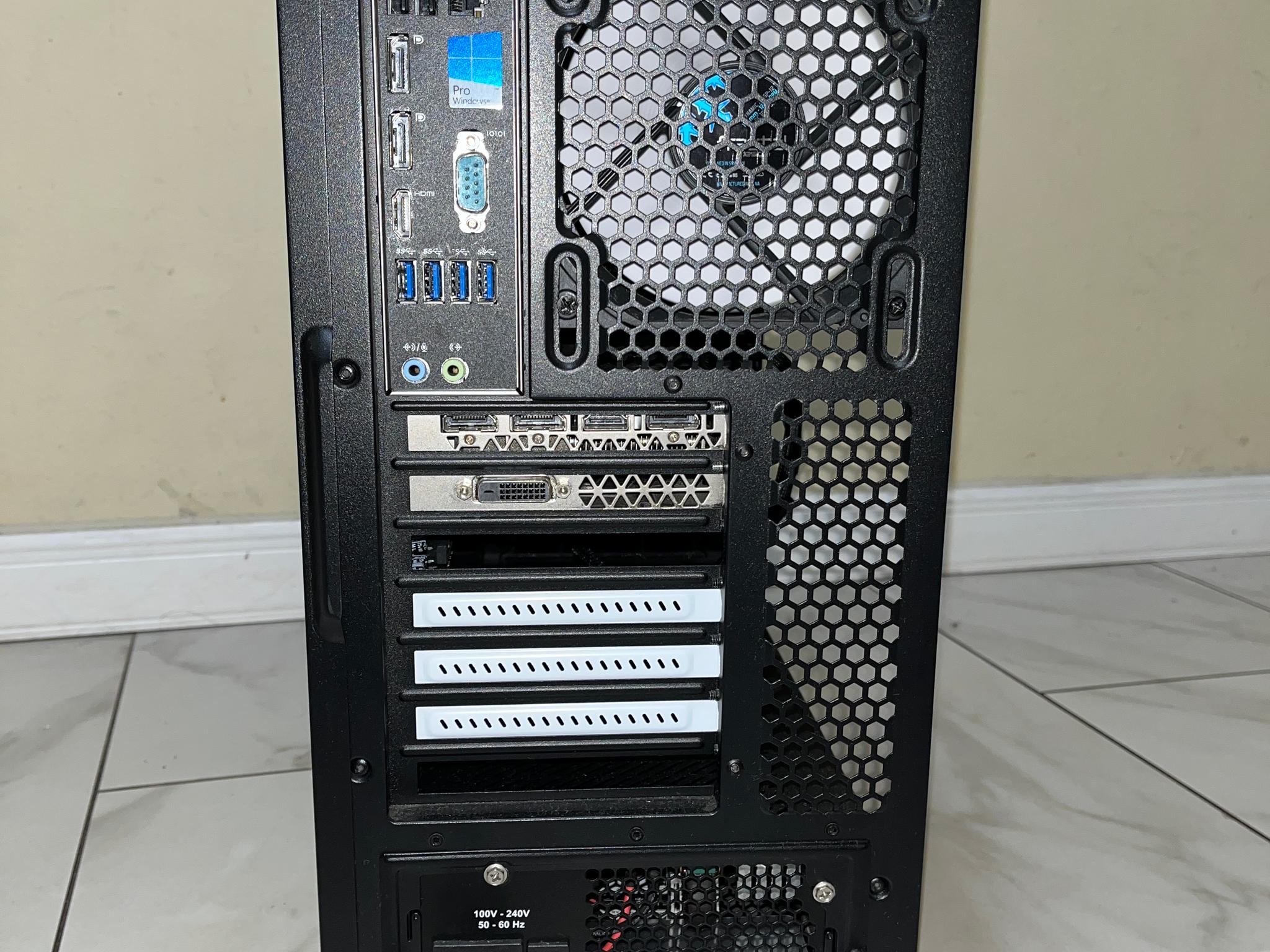 🟠🔥NVIDIA GTX 1080, Intel i7-6700, 12GB RAM, 1.1 TB Storage, High Performance Custom Gaming PC 🖥️🔵