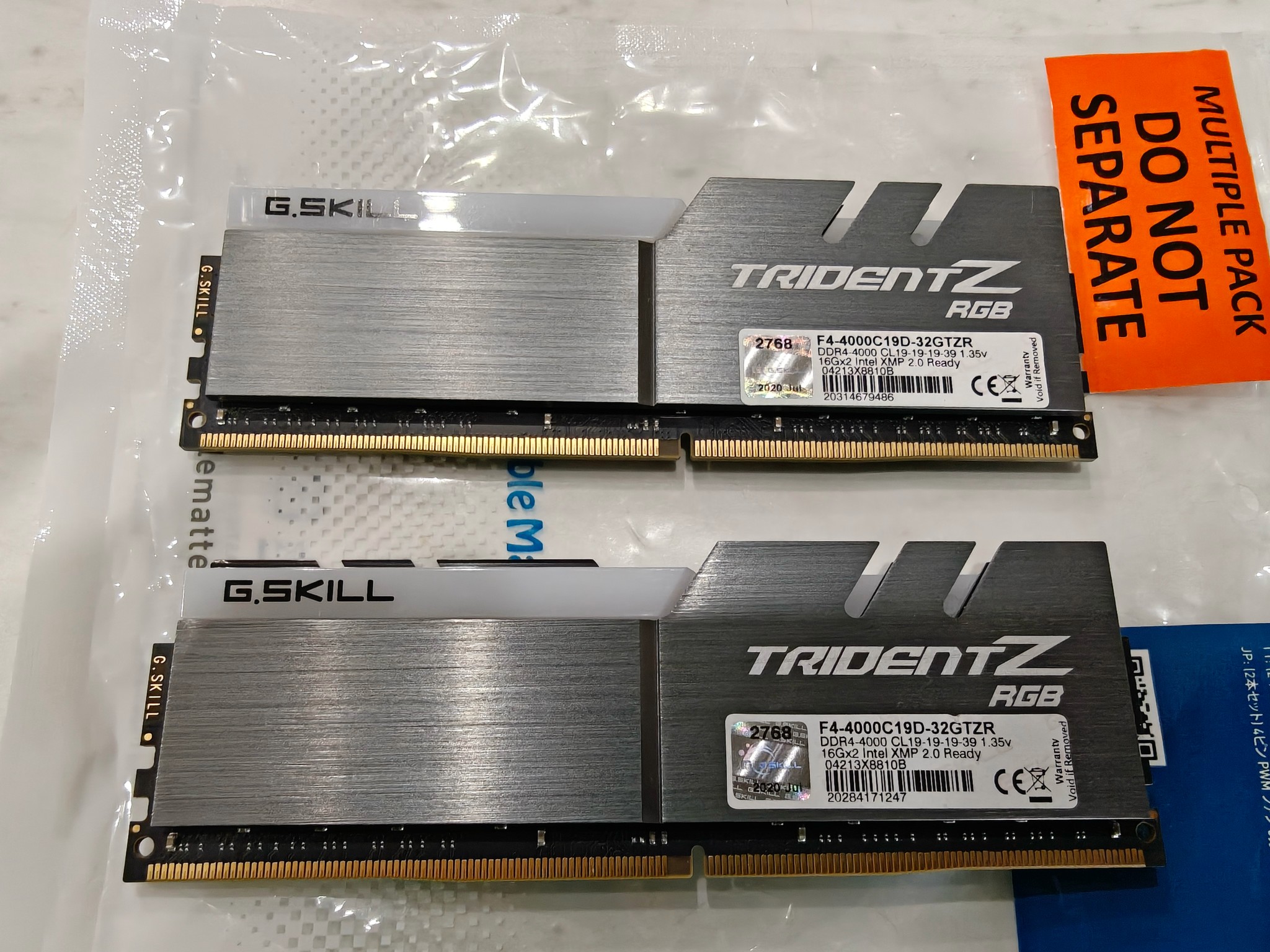 G.Skill Trident Z RGB 32GB DDR4-4000 (2x16GB)