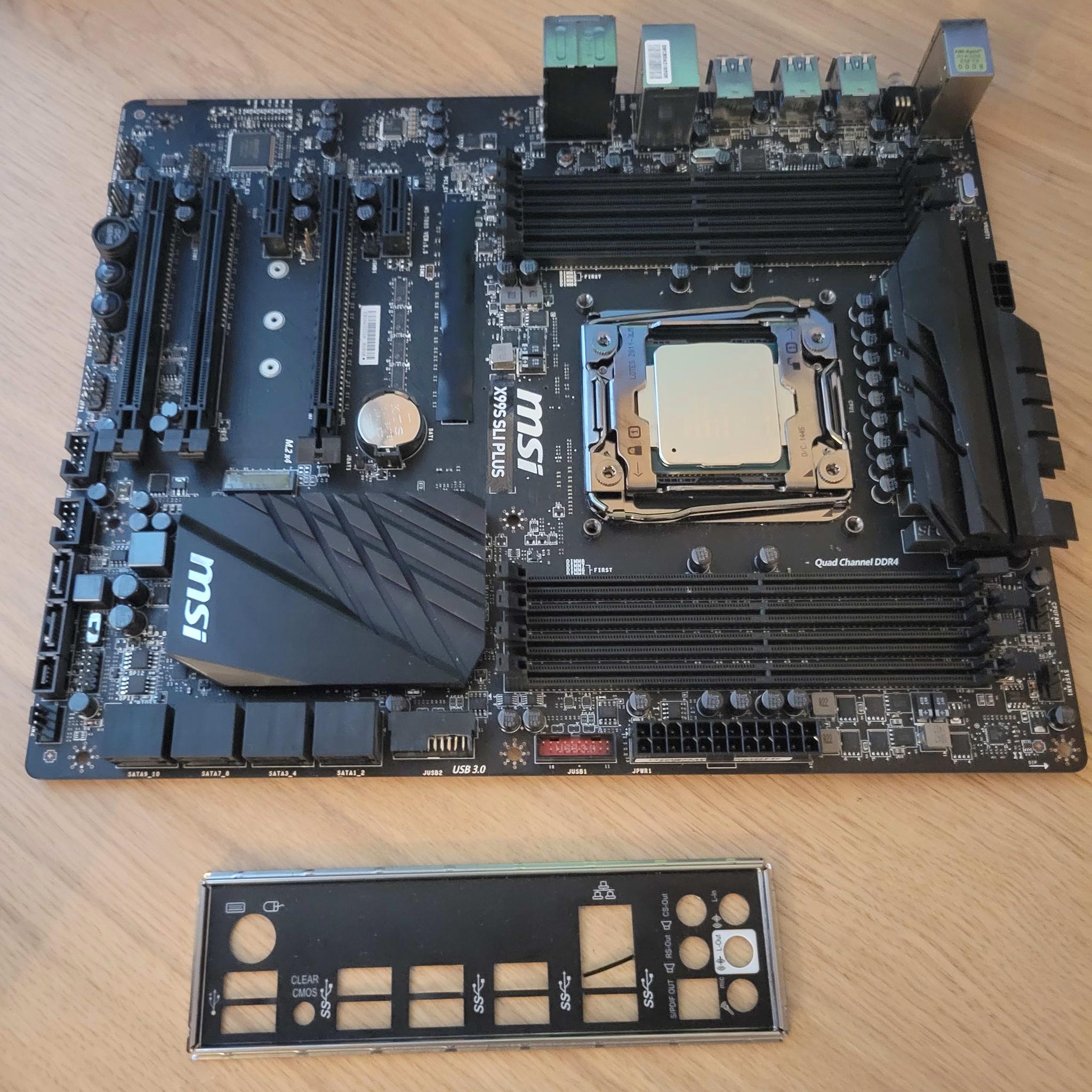 Msi x99s sli + i7 5960x