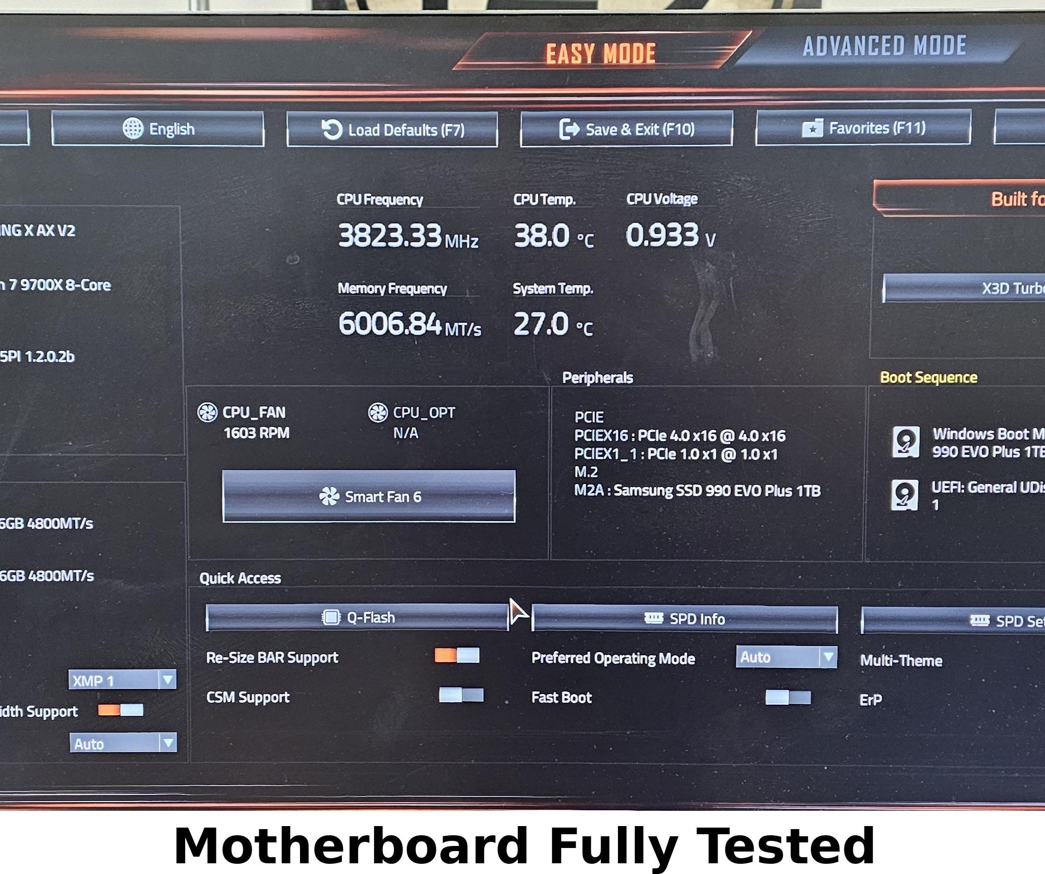 Gigabyte X670 AM5 ATX Gaming Motherboard DDR5
