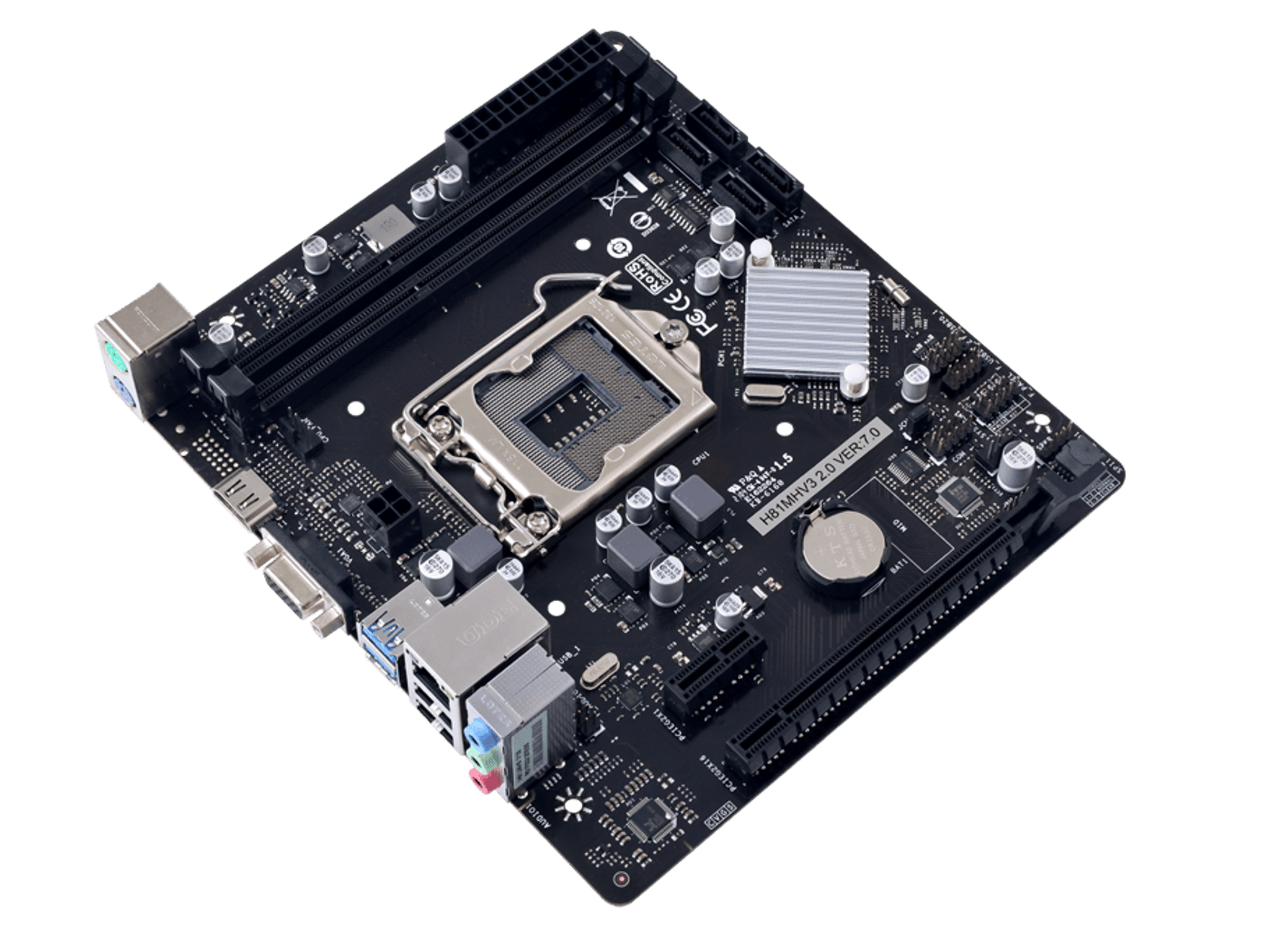 Biostar H81MHV3 2.0 Intel H81 LGA 1150 MicroATX Desktop Motherboard