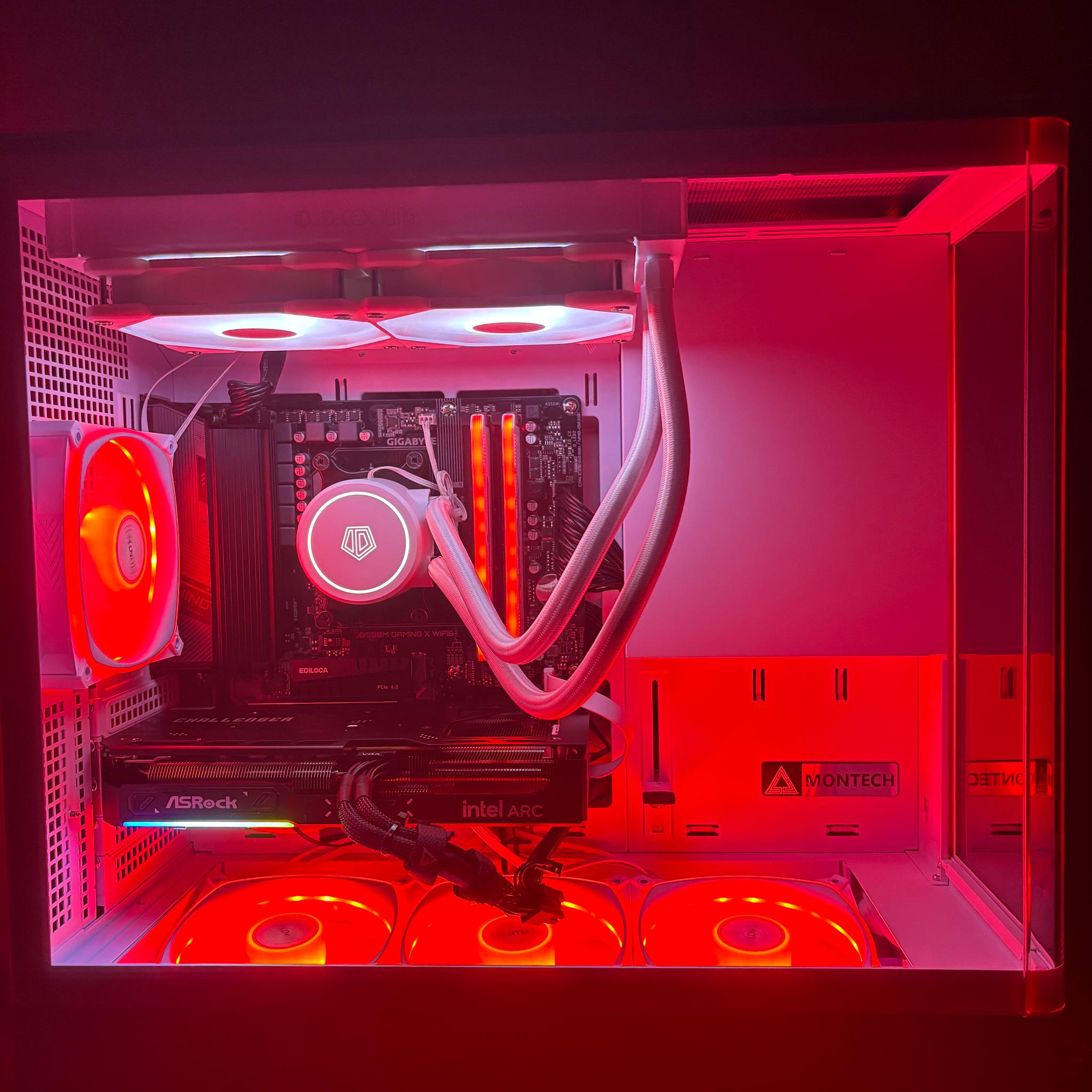 Gundam 1080p & 1440P Gaming PC | Arc B580 12 GB | Ryzen 5 5600X | 100% Set Up & Ready to Play