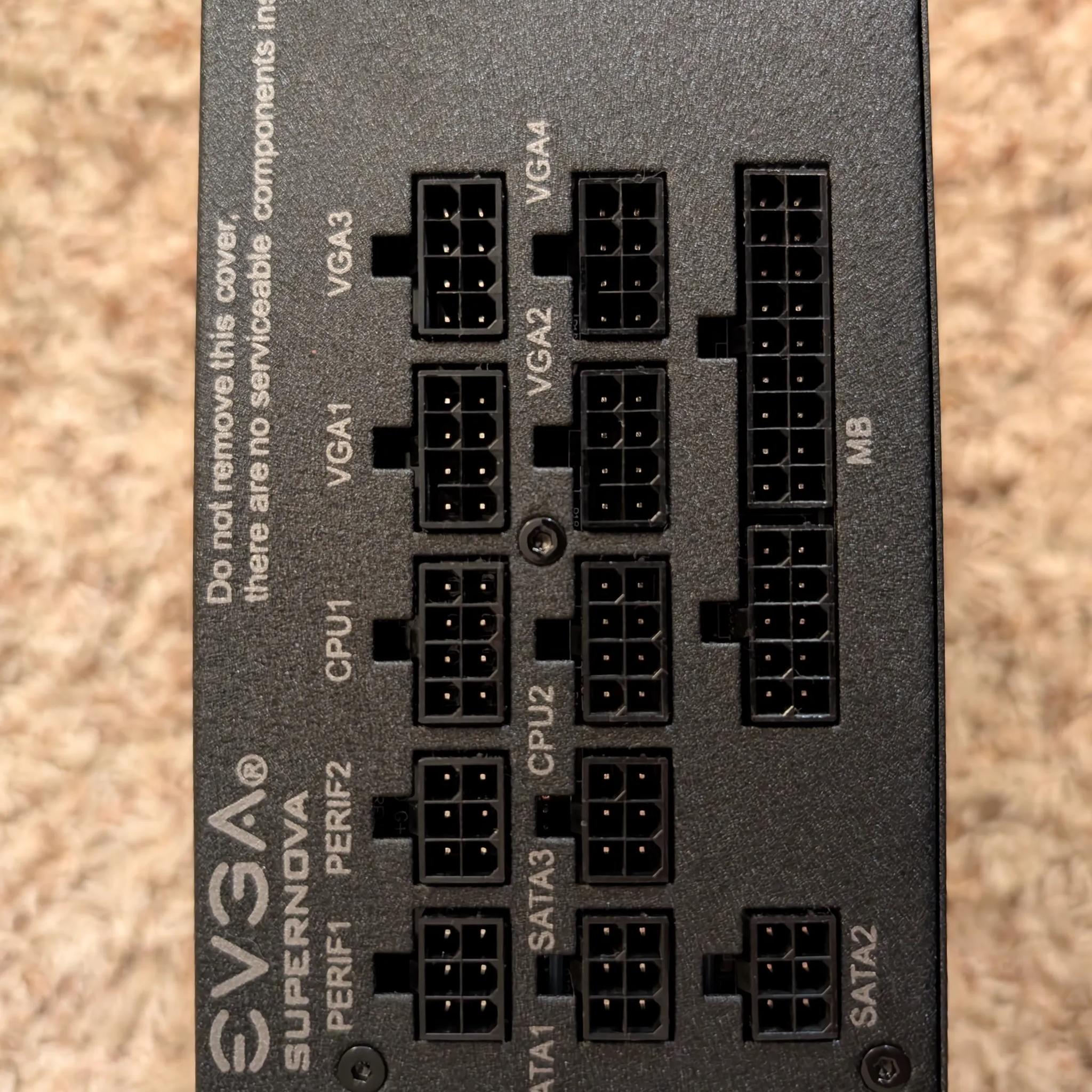 EVGA SuperNOVA 850 G+, 80 Plus Gold 850W, Fully Modular