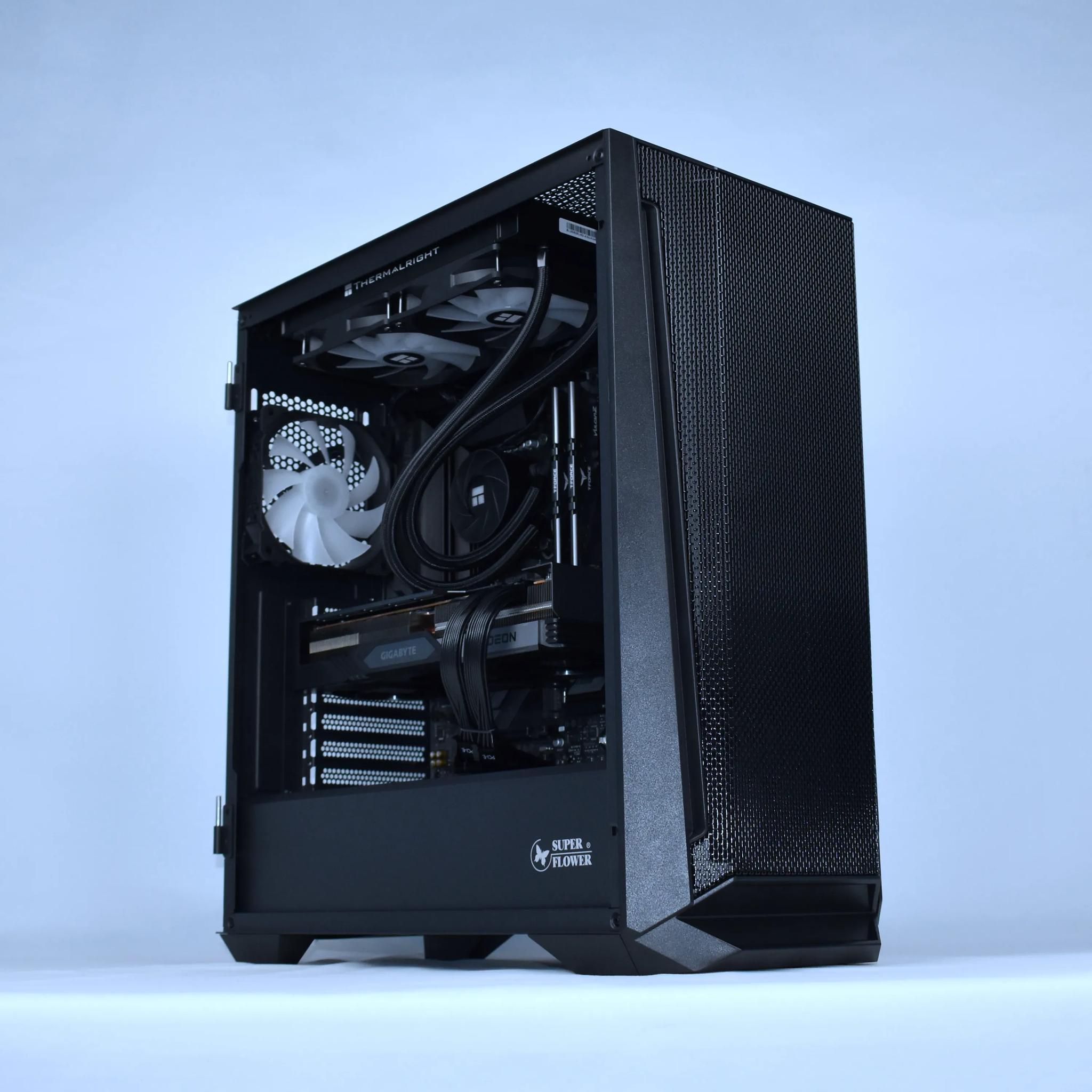 ♠️🥀BLACK ROSE🥀♠️ Bang4Buck 1440p/4K Gaming/Streaming PC | Intel 14600K, AMD 7800XT, 32GB RAM, WiFi