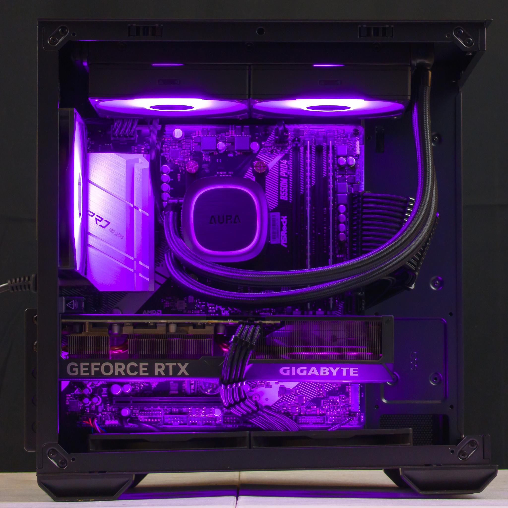 💜🖤 RTX 4070 / Ryzen 7 5800X / 32GB Gaming PC 💜🖤
