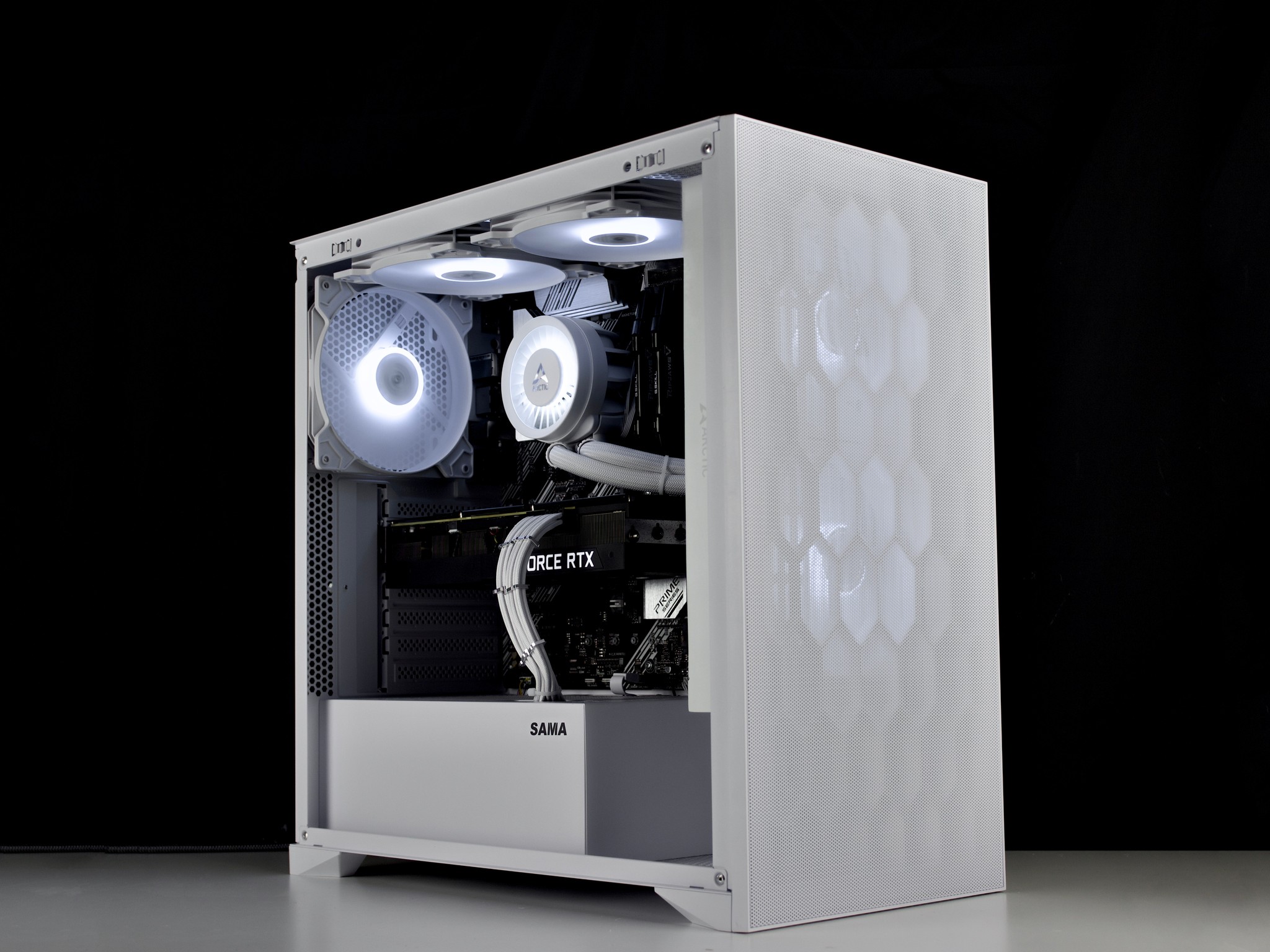 ❄️🧊💎- Whiteout 1440P Gaming PC | RTX 3080, Ryzen 7 5800X, 32GB RAM, 1TB NVMe SSD ❄️🧊💎