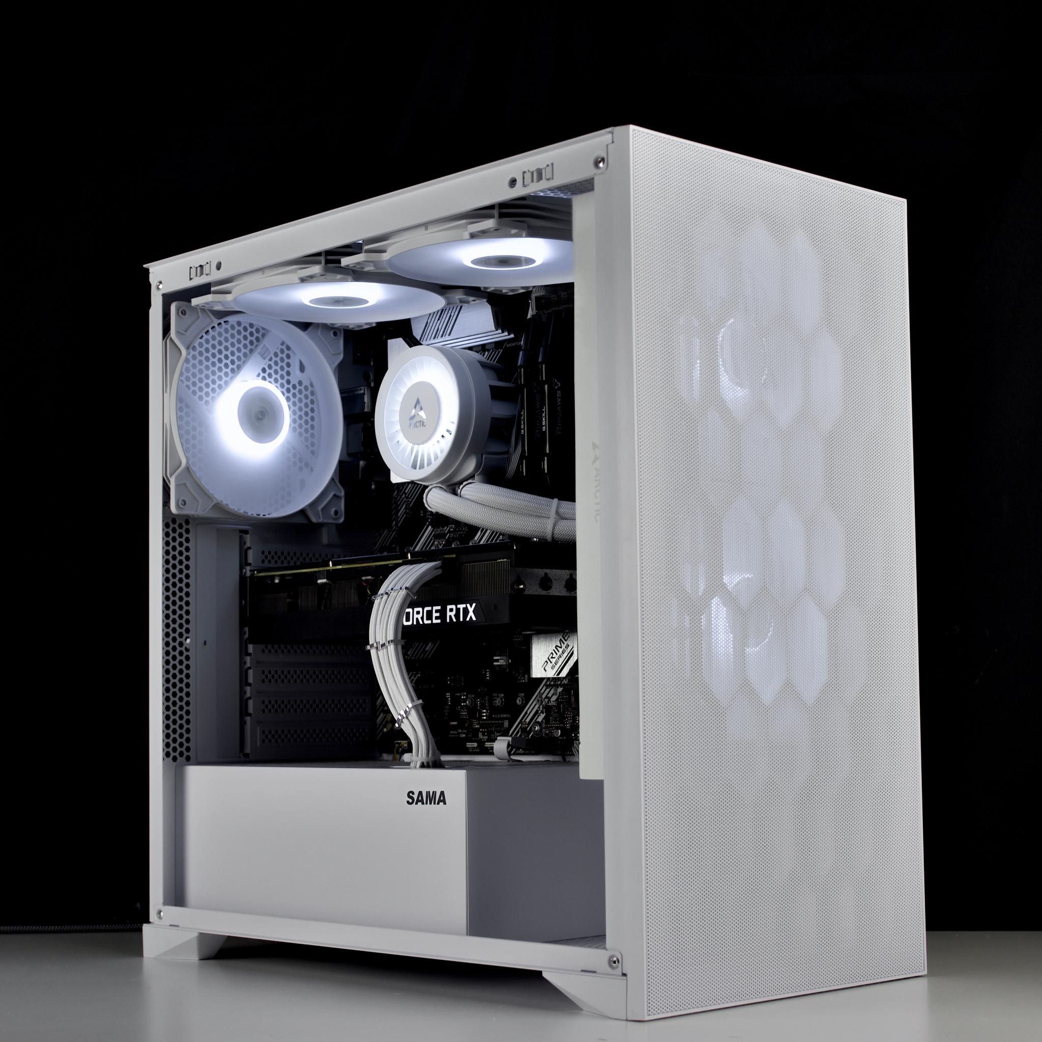 ❄️🧊💎- Whiteout 1440P Gaming PC | RTX 3080, Ryzen 7 5800X, 32GB RAM, 1TB NVMe SSD ❄️🧊💎