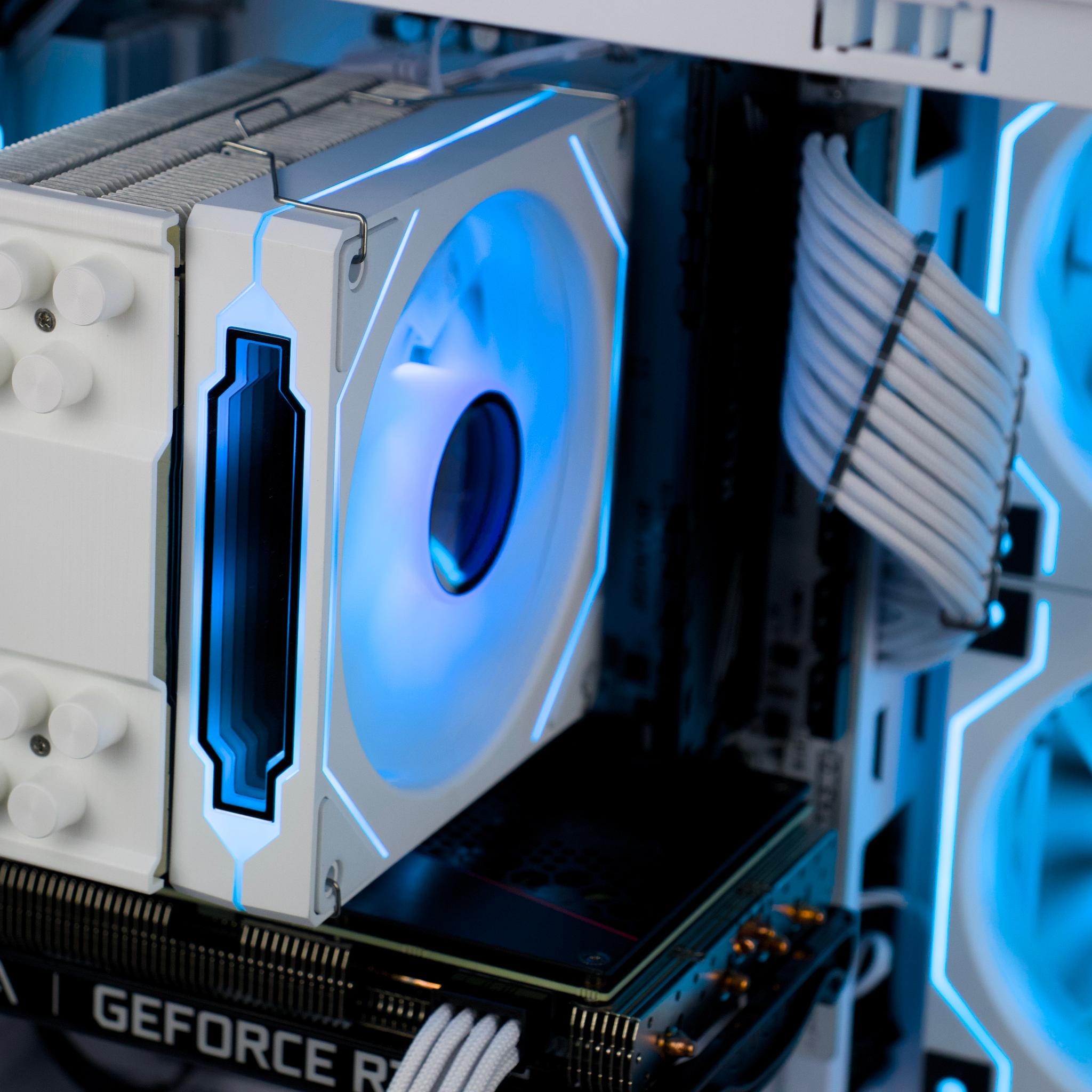 🧊❄️🧊 White Gaming PC – RTX 3060 TI , Ryzen 5 3600, 16GB RAM, 960GB SSD - WiFi, BlueTooth🧊❄️🧊