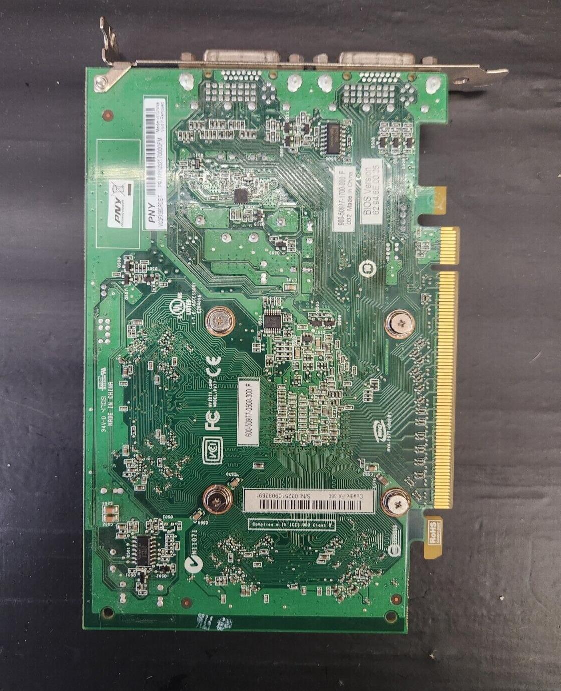 NVIDIA Quadro FX 380 256MB GDDR3 Graphics Card - DVI x2