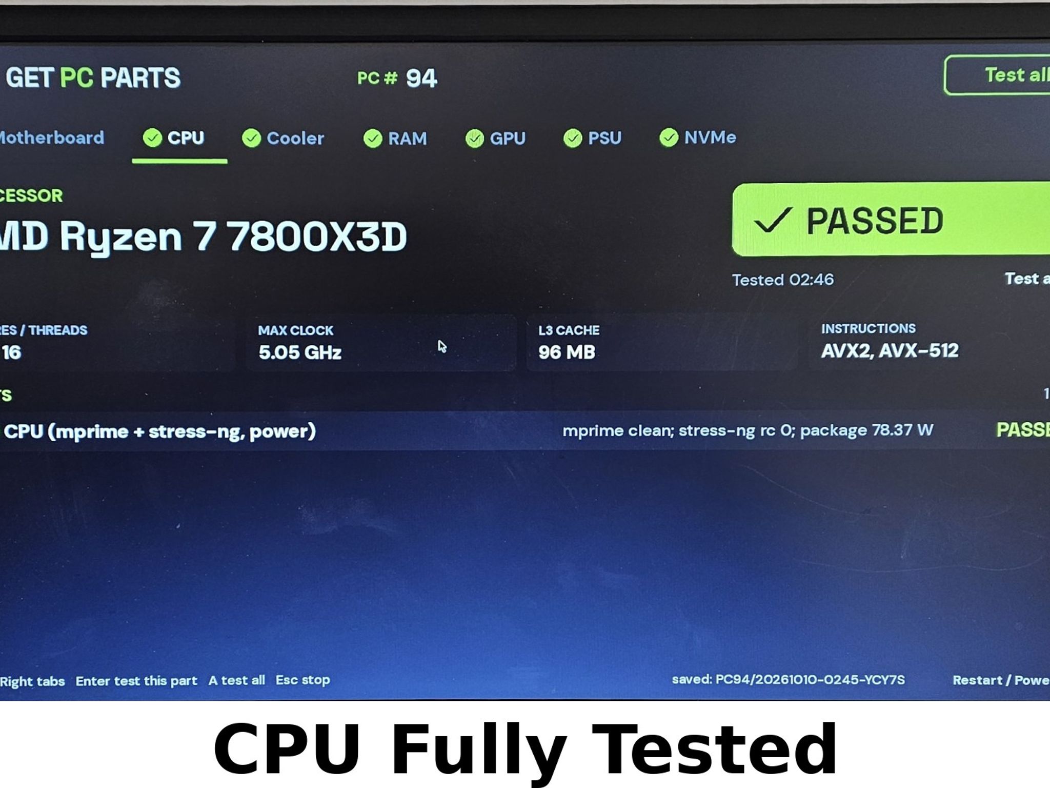 AMD Ryzen 7 7800X3D AM5