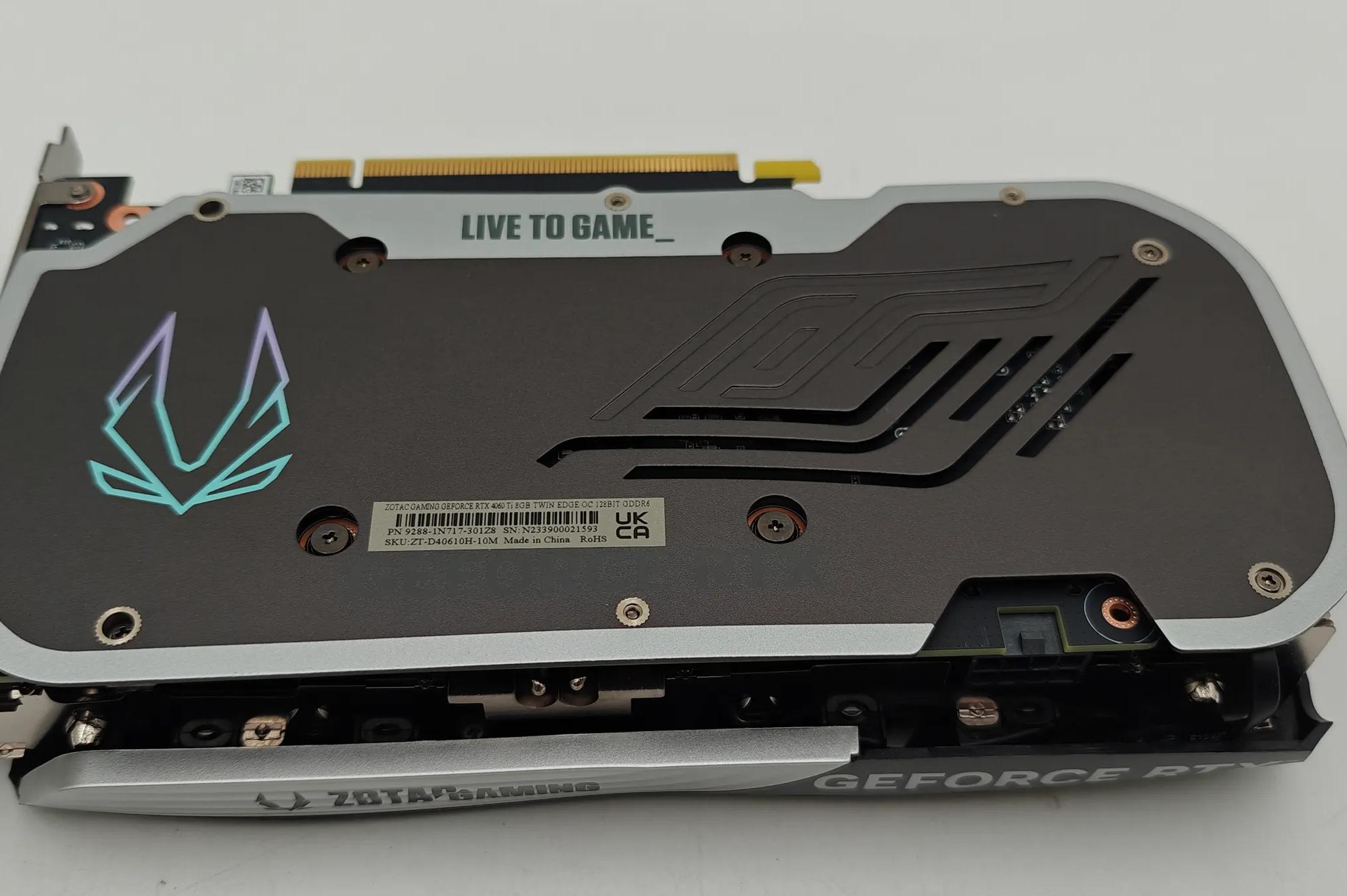 ZOTAC GAMING GeForce RTX 4060 Ti 8GB Twin Edge OC DLSS