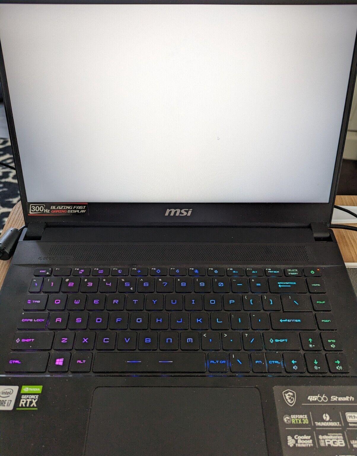 MSI GS66 Stealth 15.6 300Hz Intel Core i7-10870H RTX3070 Max-Q 32GB 1TB NVMe SSD 