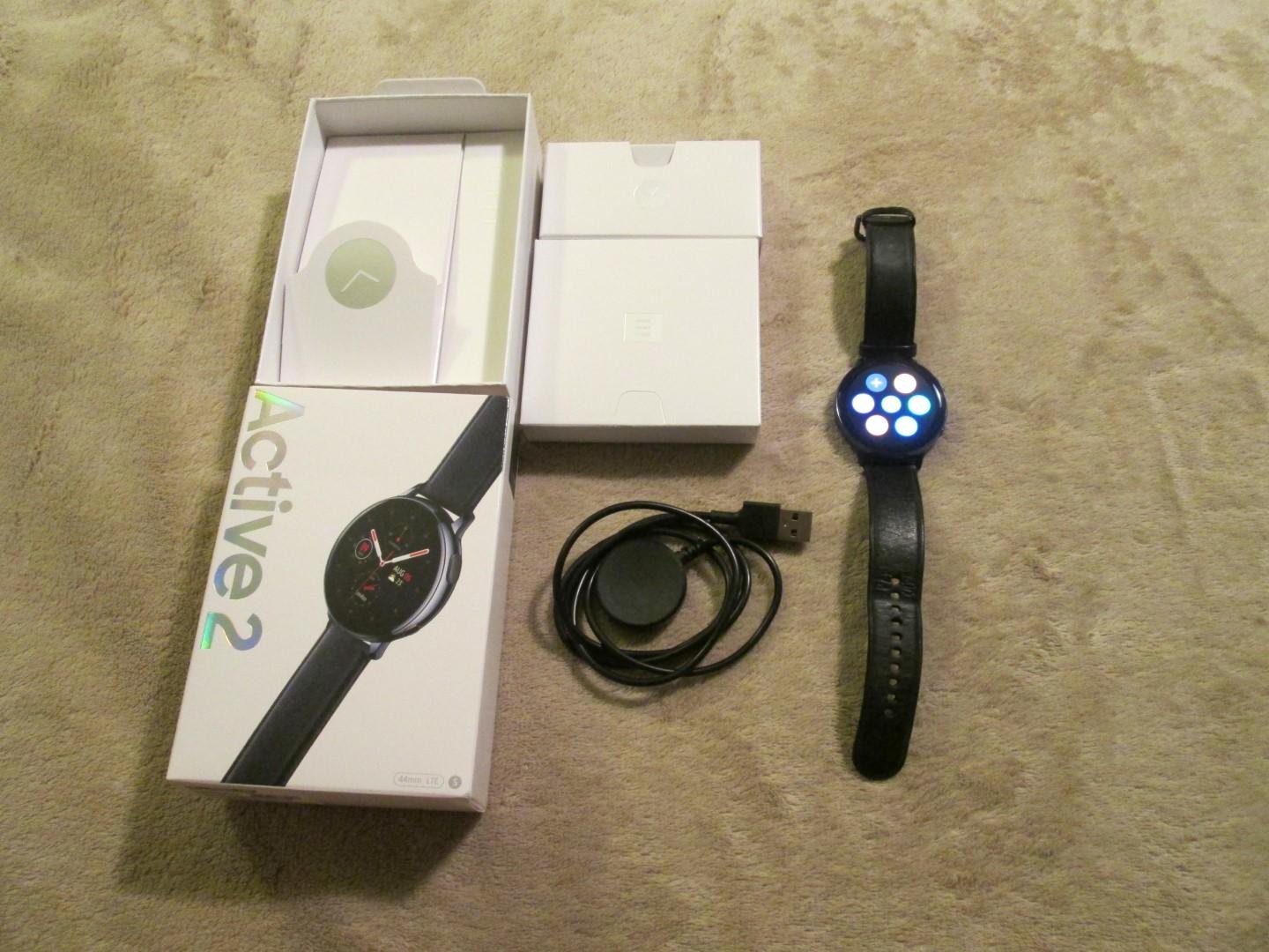 Galaxy Active 2 44mm Watch With Box And Accessories