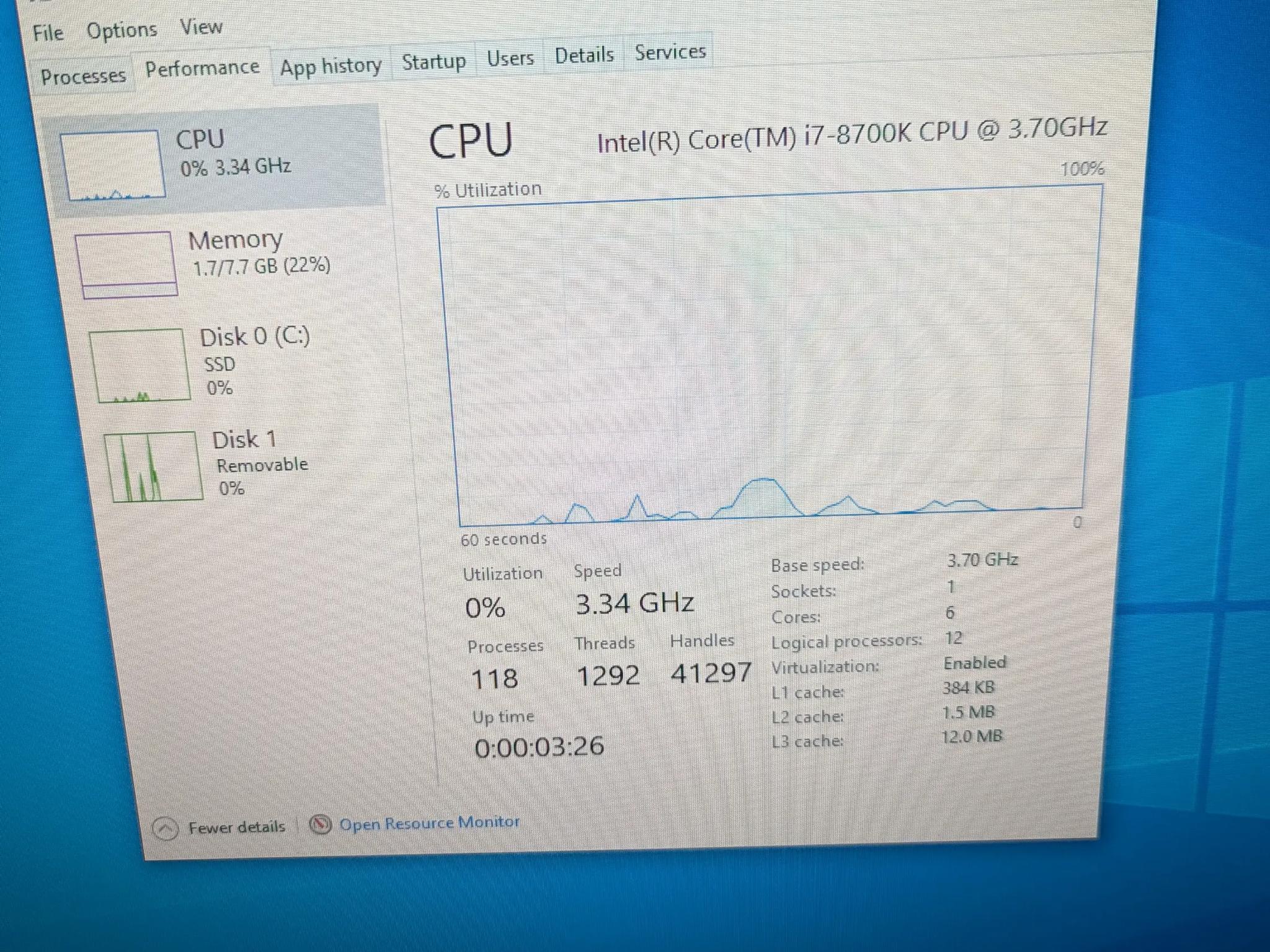 Intel i7-8700k