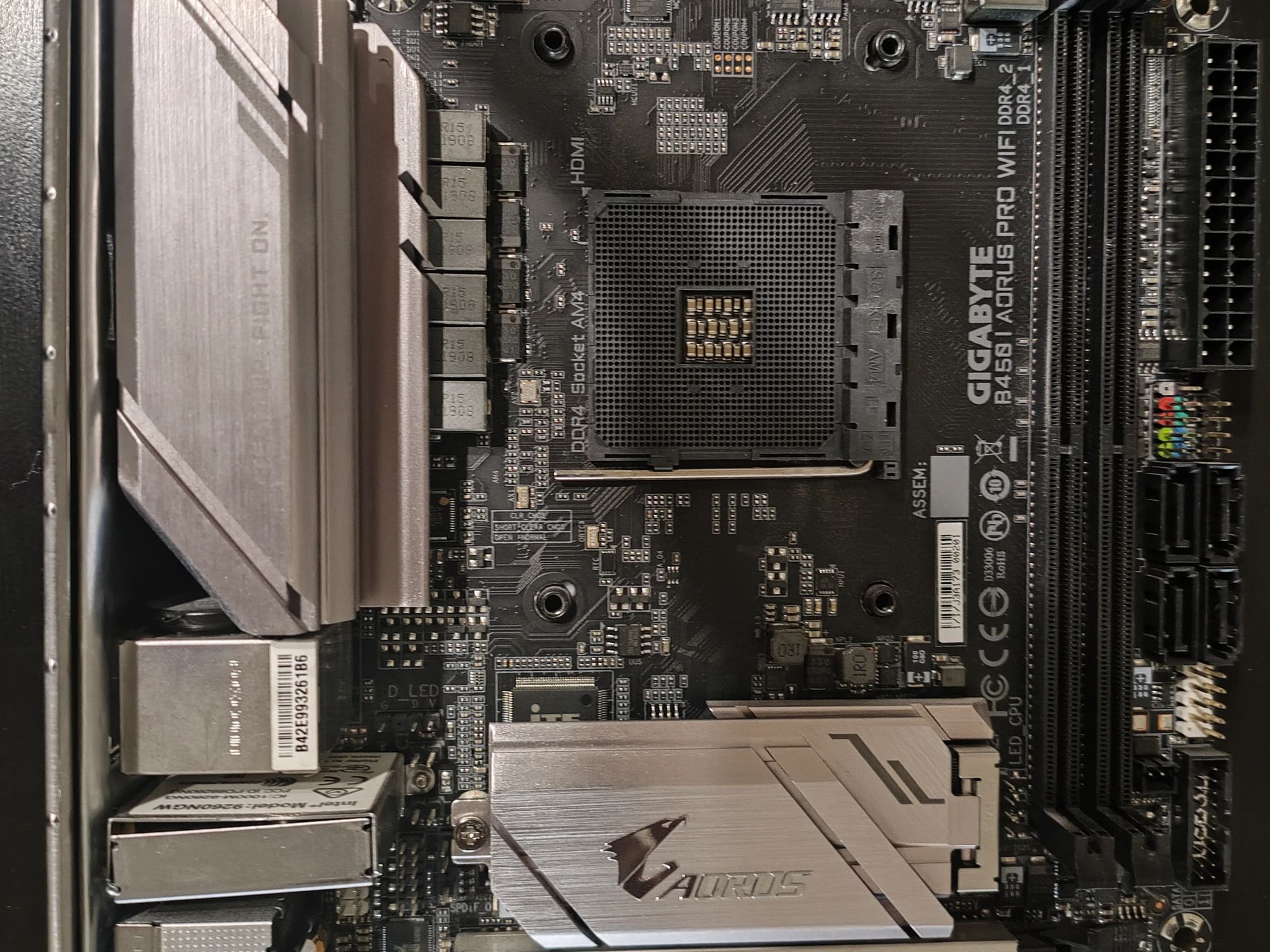 Refurbished: GIGABYTE B450 I AORUS PRO WIFI AM4 AMD B450 SATA HDMI Mini ITX AMD Motherboard