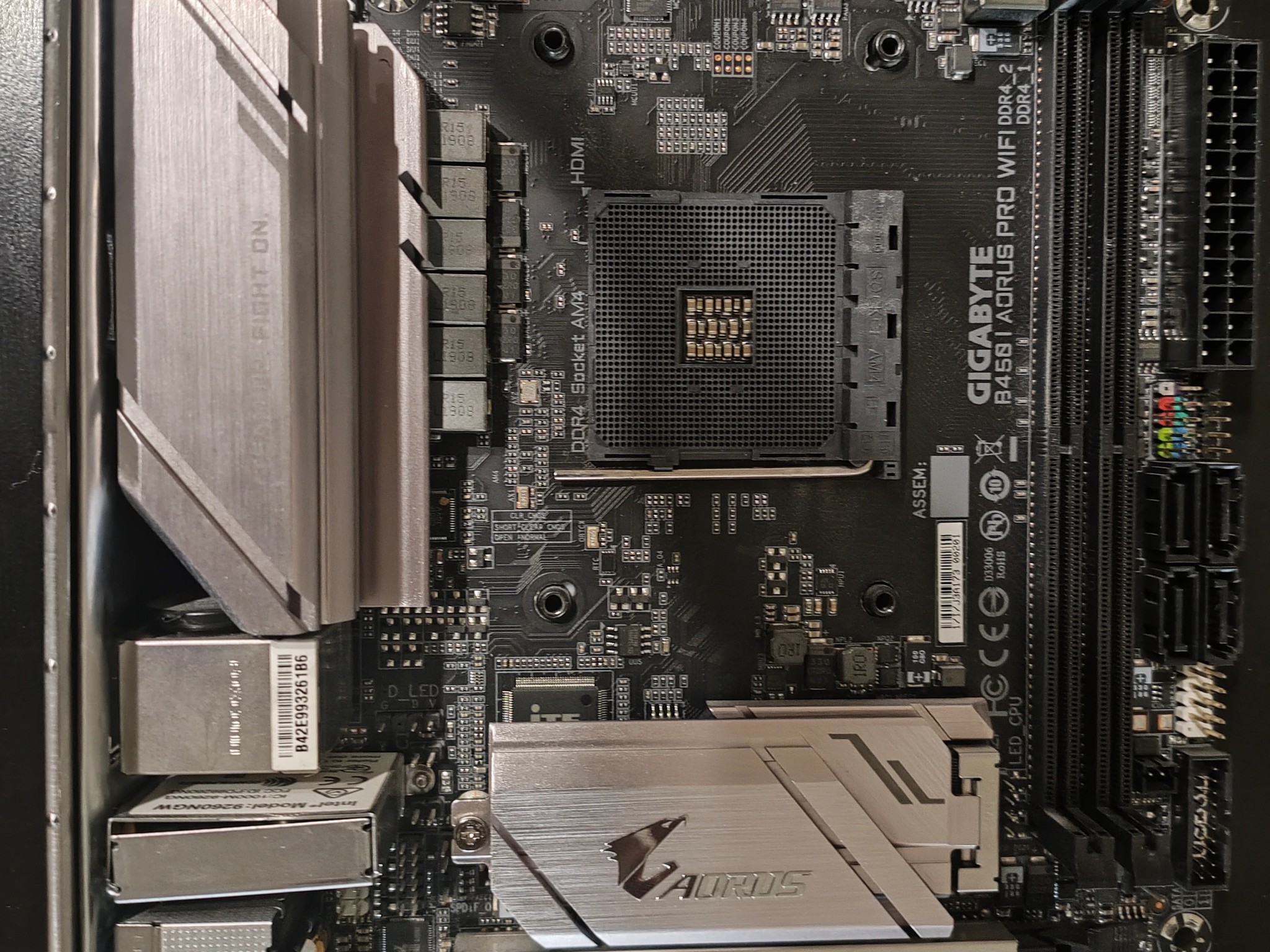 Refurbished: GIGABYTE B450 I AORUS PRO WIFI AM4 AMD B450 SATA HDMI Mini ITX AMD Motherboard