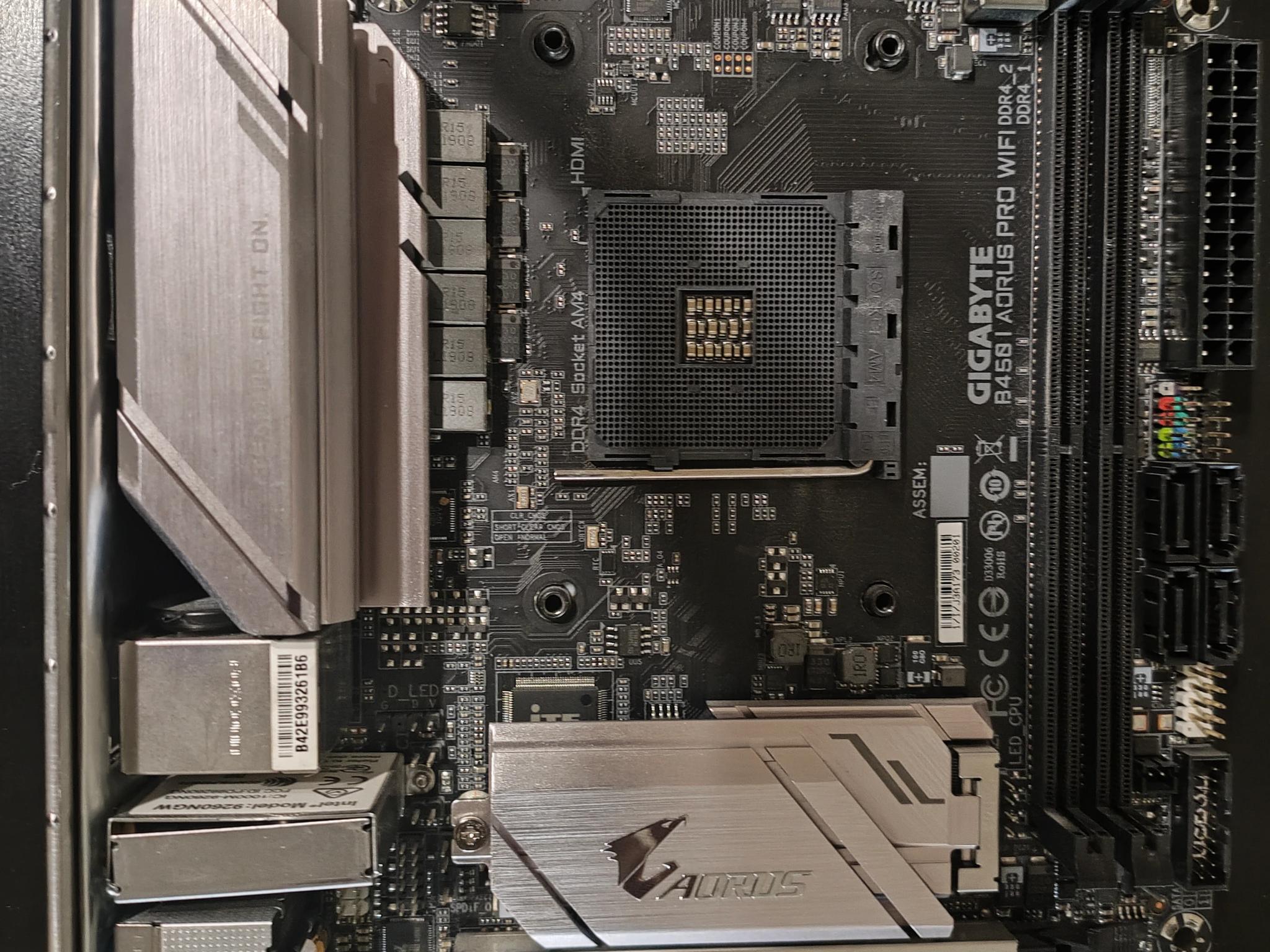 Refurbished: GIGABYTE B450 I AORUS PRO WIFI AM4 AMD B450 SATA HDMI Mini ITX AMD Motherboard