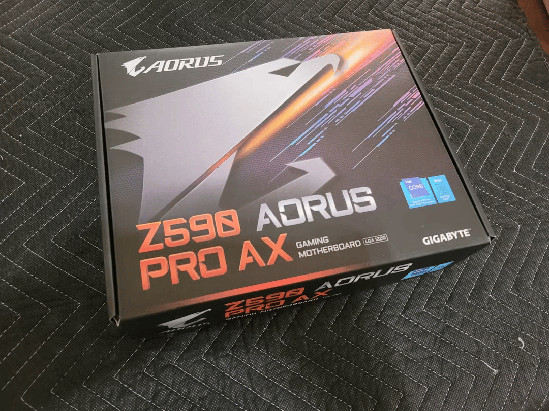 New In Box Gigabyte Z590 AORUS PRO AX Motherboard Mobo 