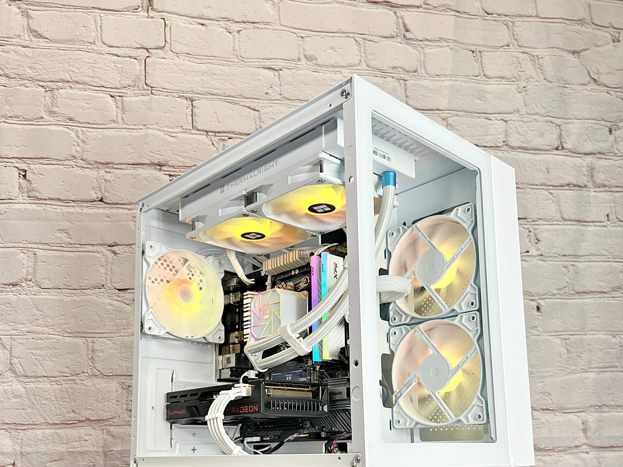 Ryzen 5 3600 RX 6600 16GB RAM 1TB M.2 Liquid Cooled Gaming PC