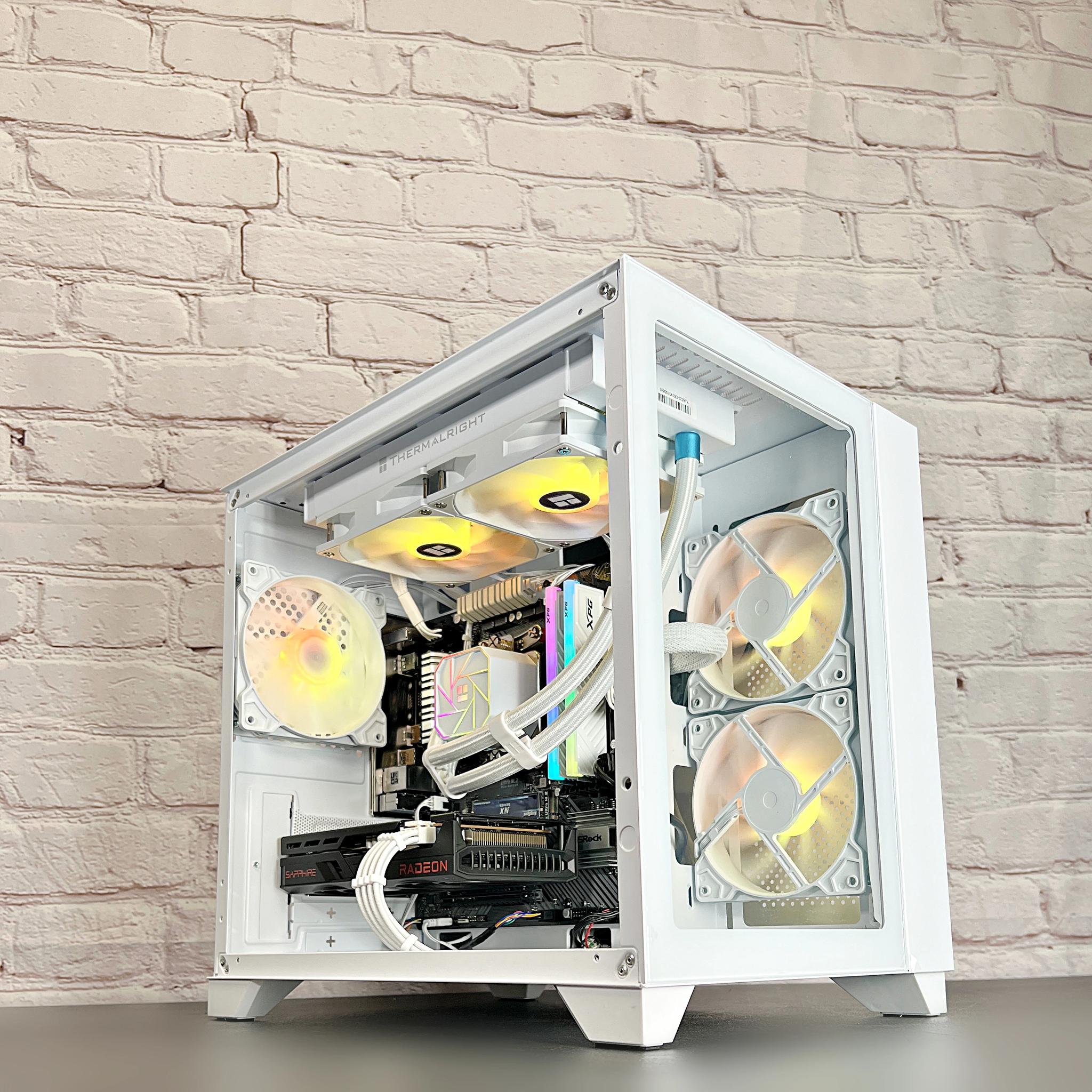 Ryzen 5 3600 RX 6600 16GB RAM 1TB M.2 Liquid Cooled Gaming PC