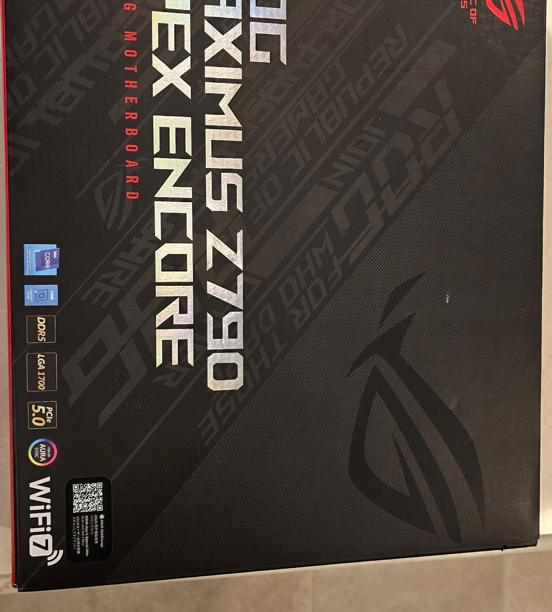 GOOD USED - Z790 APEX ENCORE w/ Intel 14900KS & G.SKILL  24 x 2 DDR5-8400 - WATERCOOLED