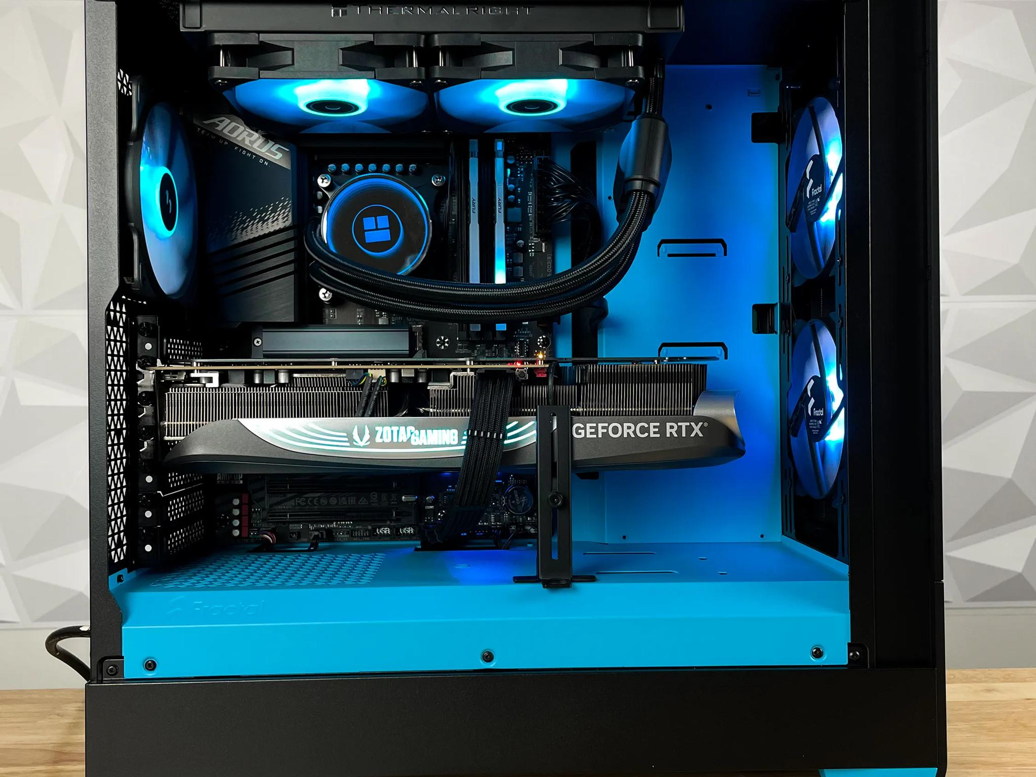 AES Cyan 12700k RTX 4080 Gaming PC