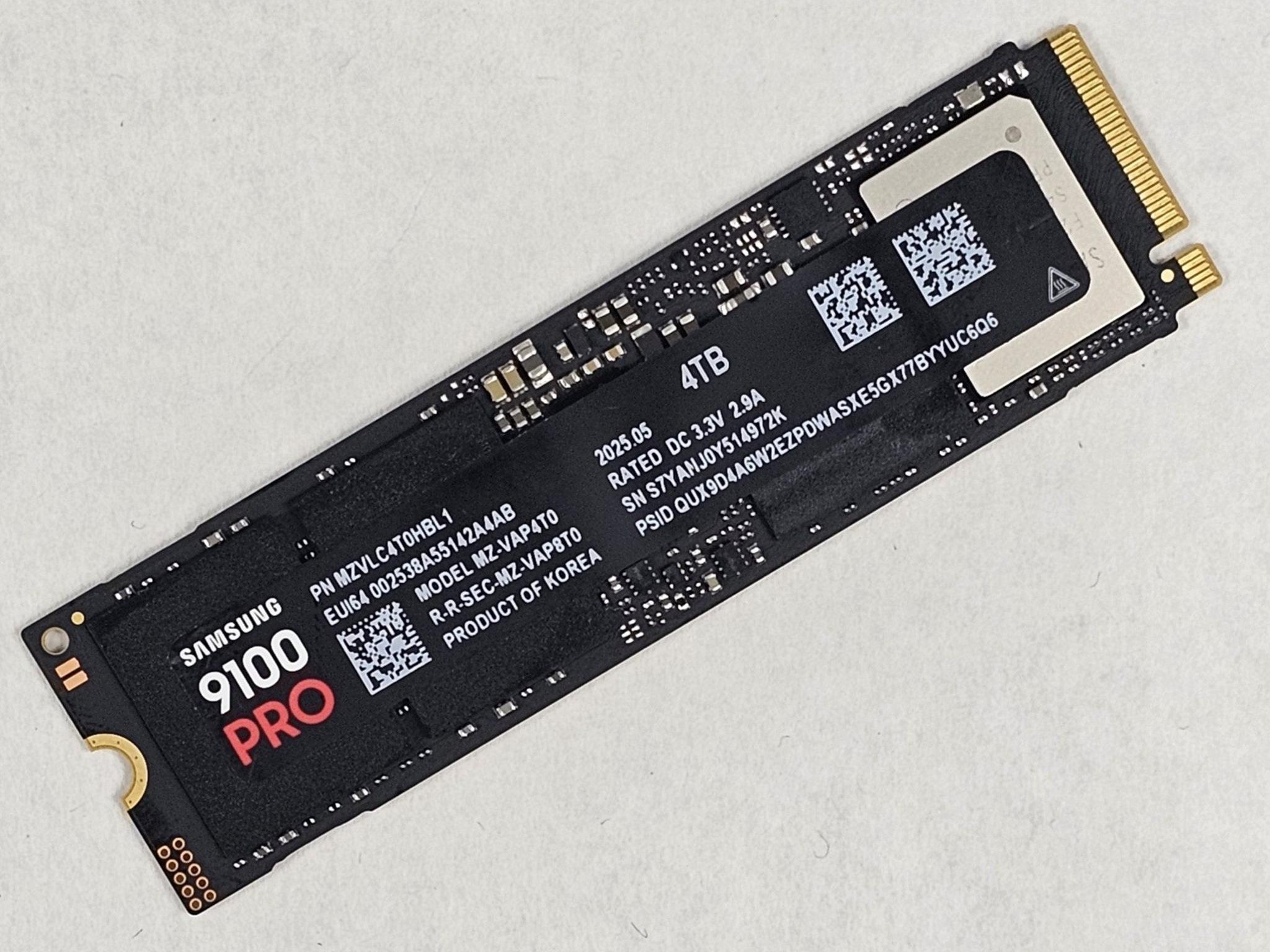 4TB NVMe M.2 SSD Samsung 9100 PRO Gen5