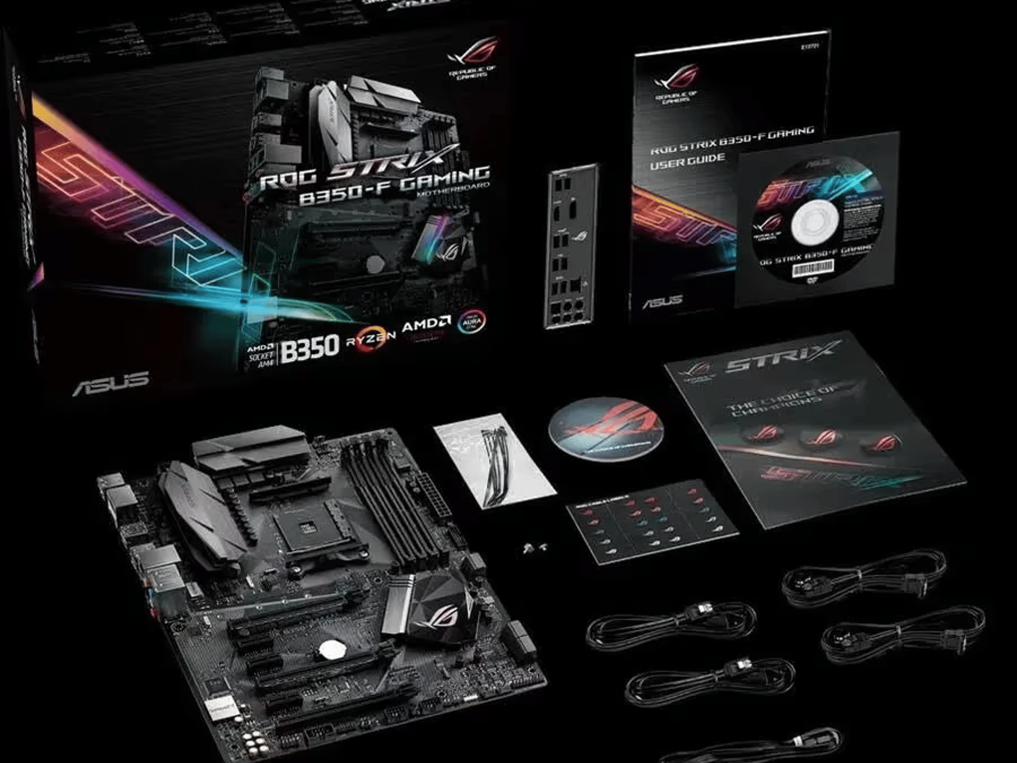 Lightly used Rog strix b350-f gaming