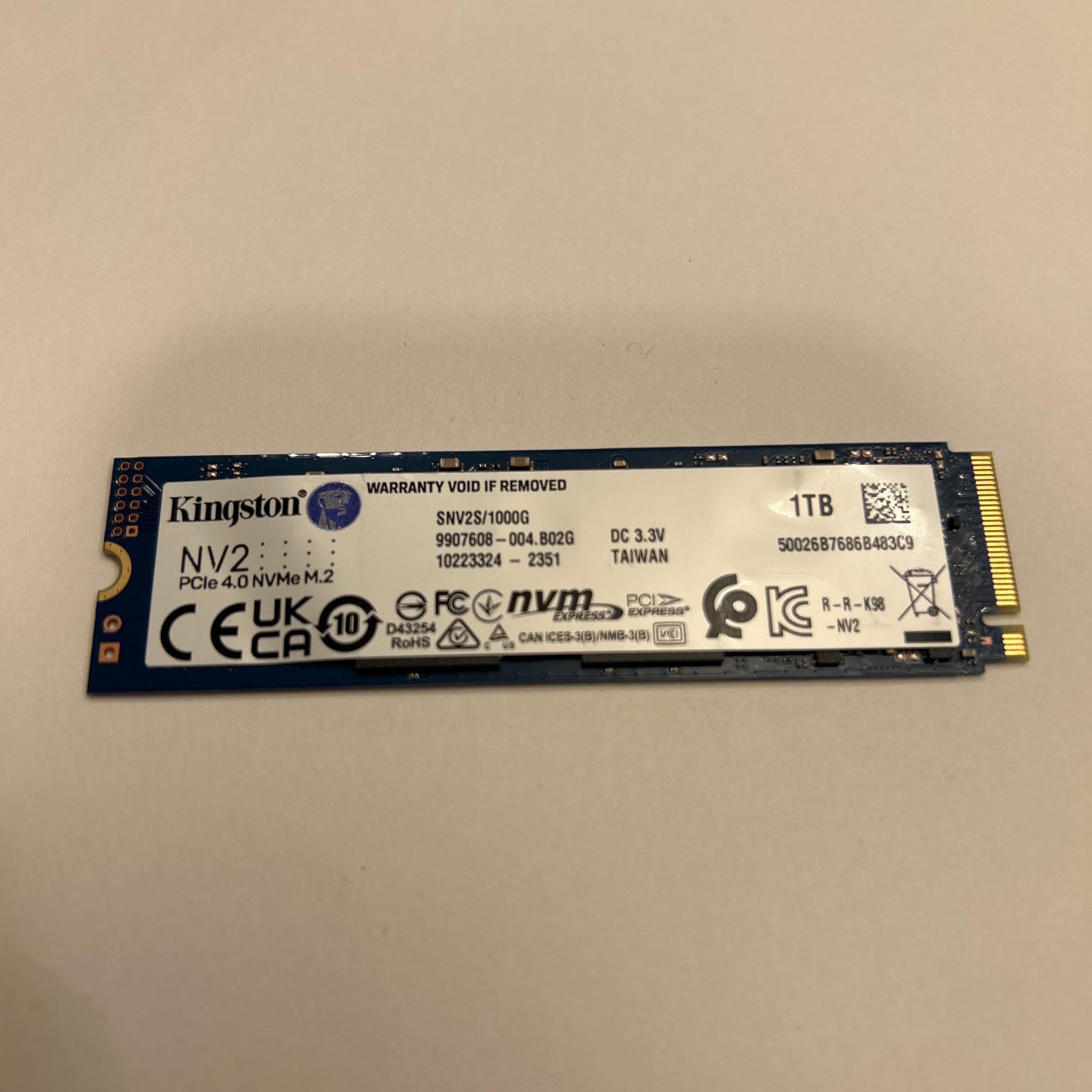 Kingston NV2 PCLe 4.0 M.2 1TB