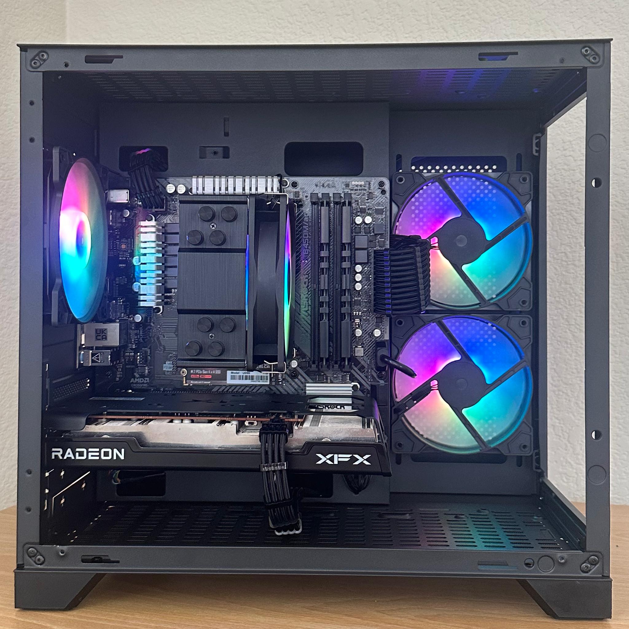 RYZEN - RADEON Mid Range Gaming PC | Ryzen 5 5500 6C/12T - Radeon RX 6600 8GB | 1TB M.2 SSD Gen 4.0